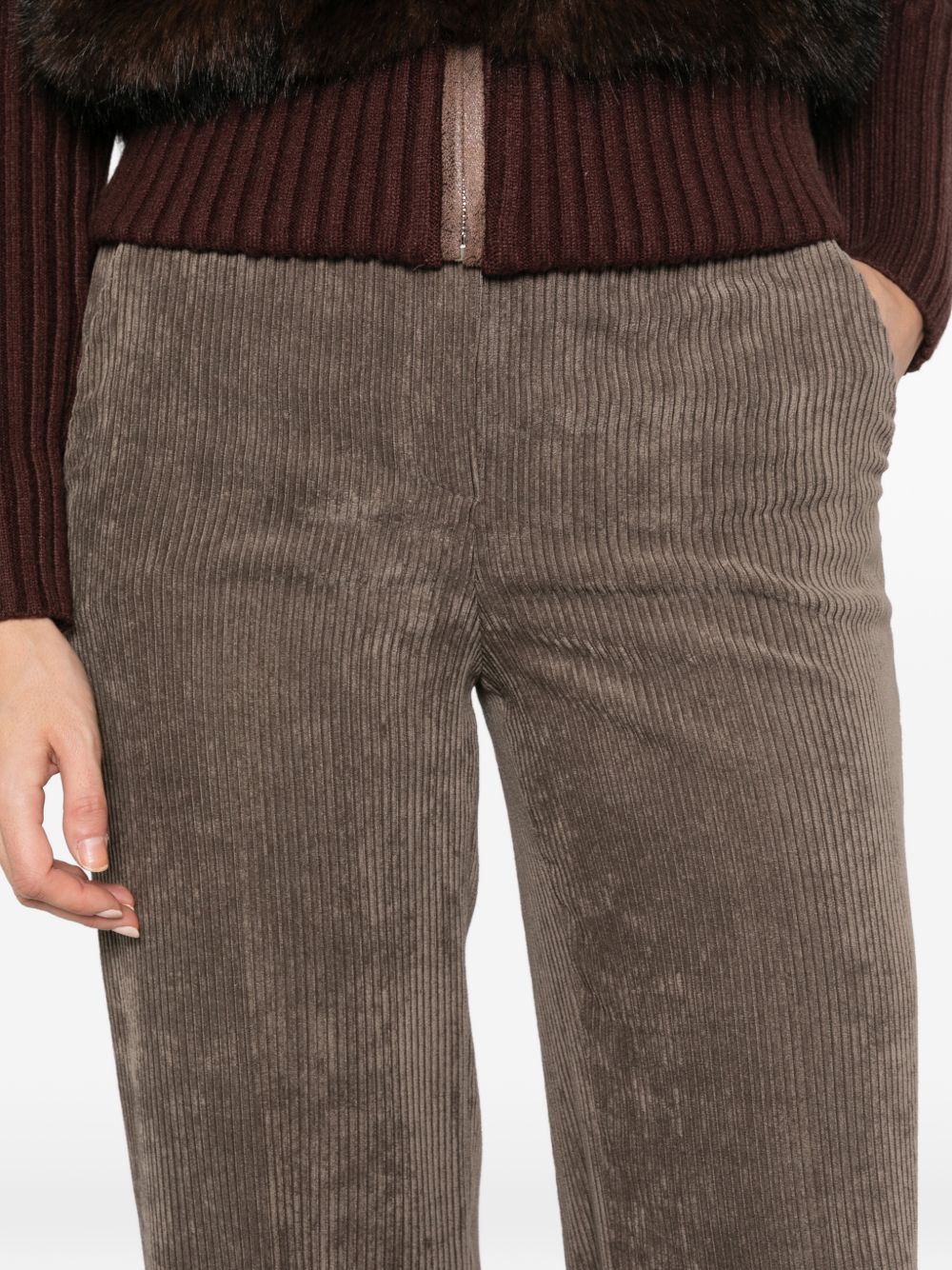 VIA MASINI 80 Trousers BROWN