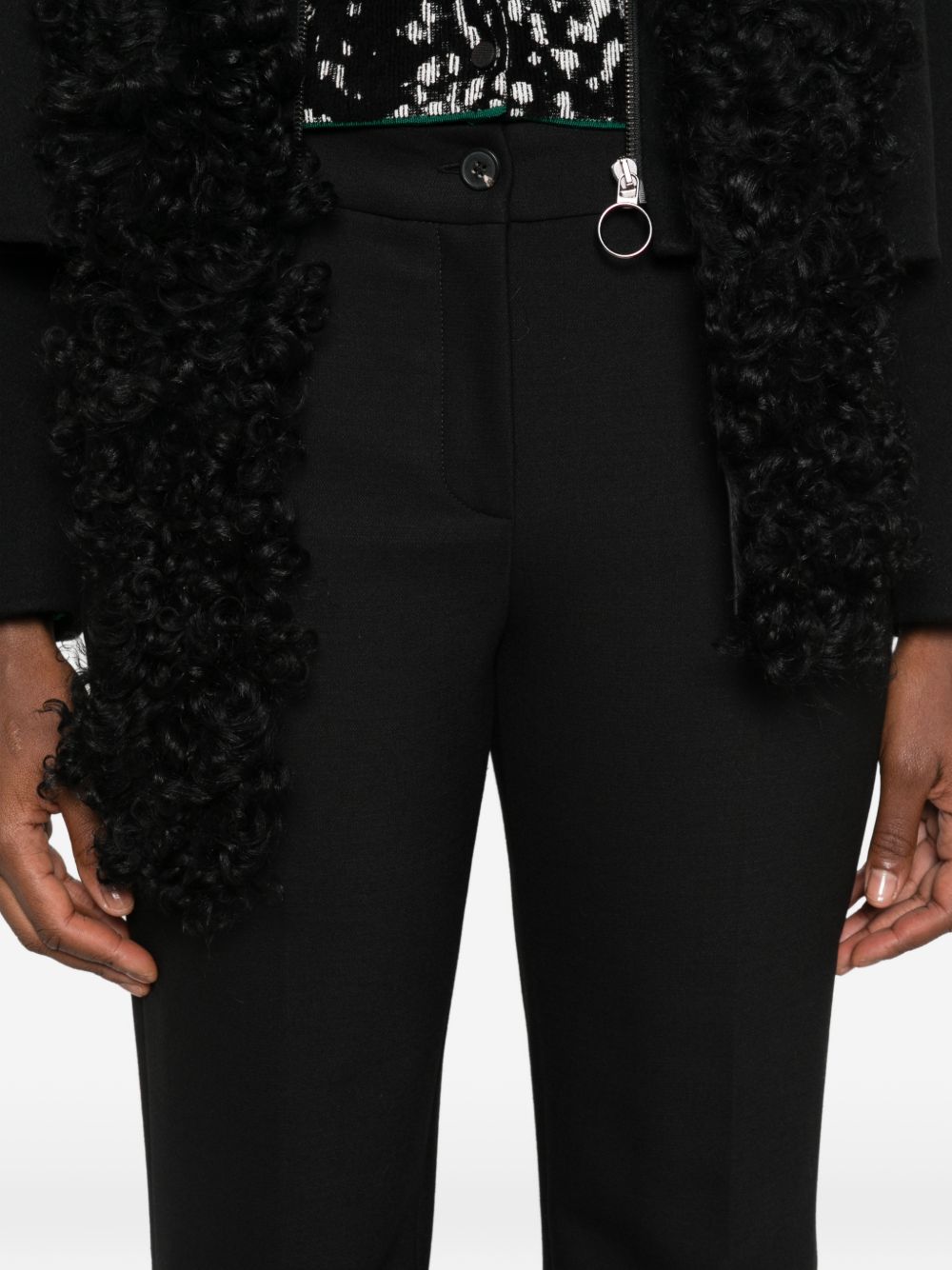 VIA MASINI 80 Trousers BLACK
