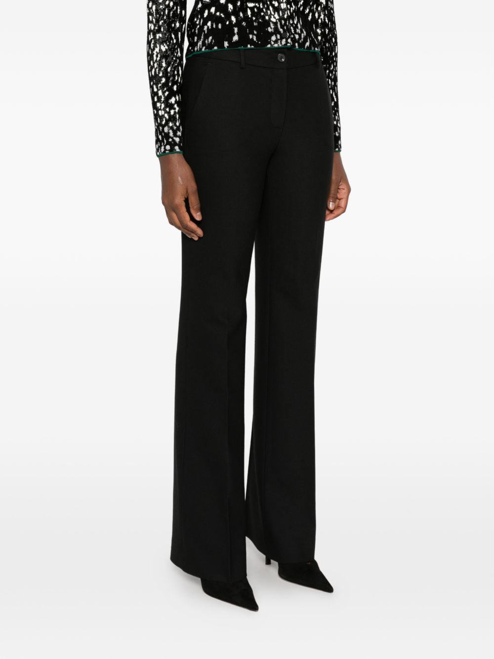 VIA MASINI 80 Trousers BLACK