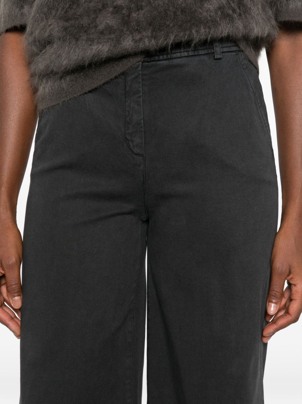 VIA MASINI 80 Trousers BLACK