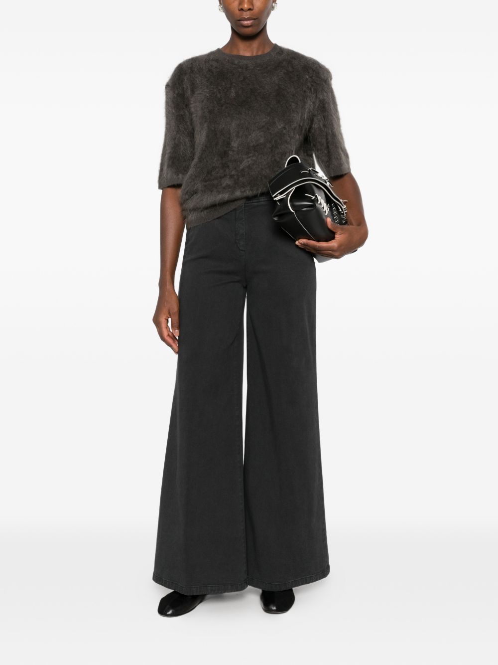 VIA MASINI 80 Trousers BLACK