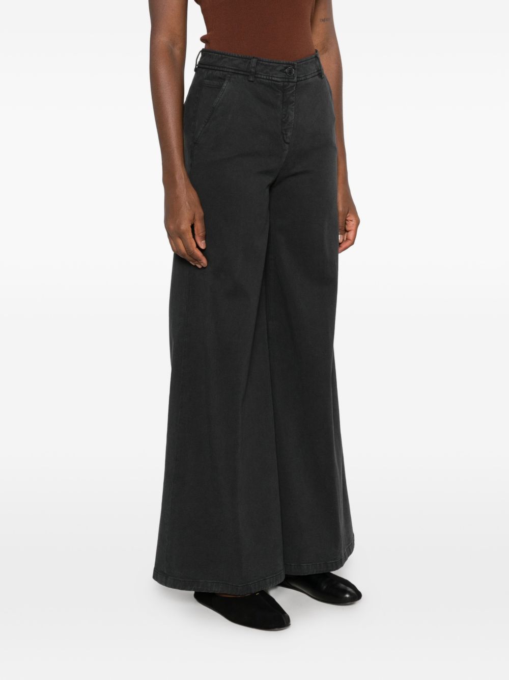 VIA MASINI 80 Trousers BLACK