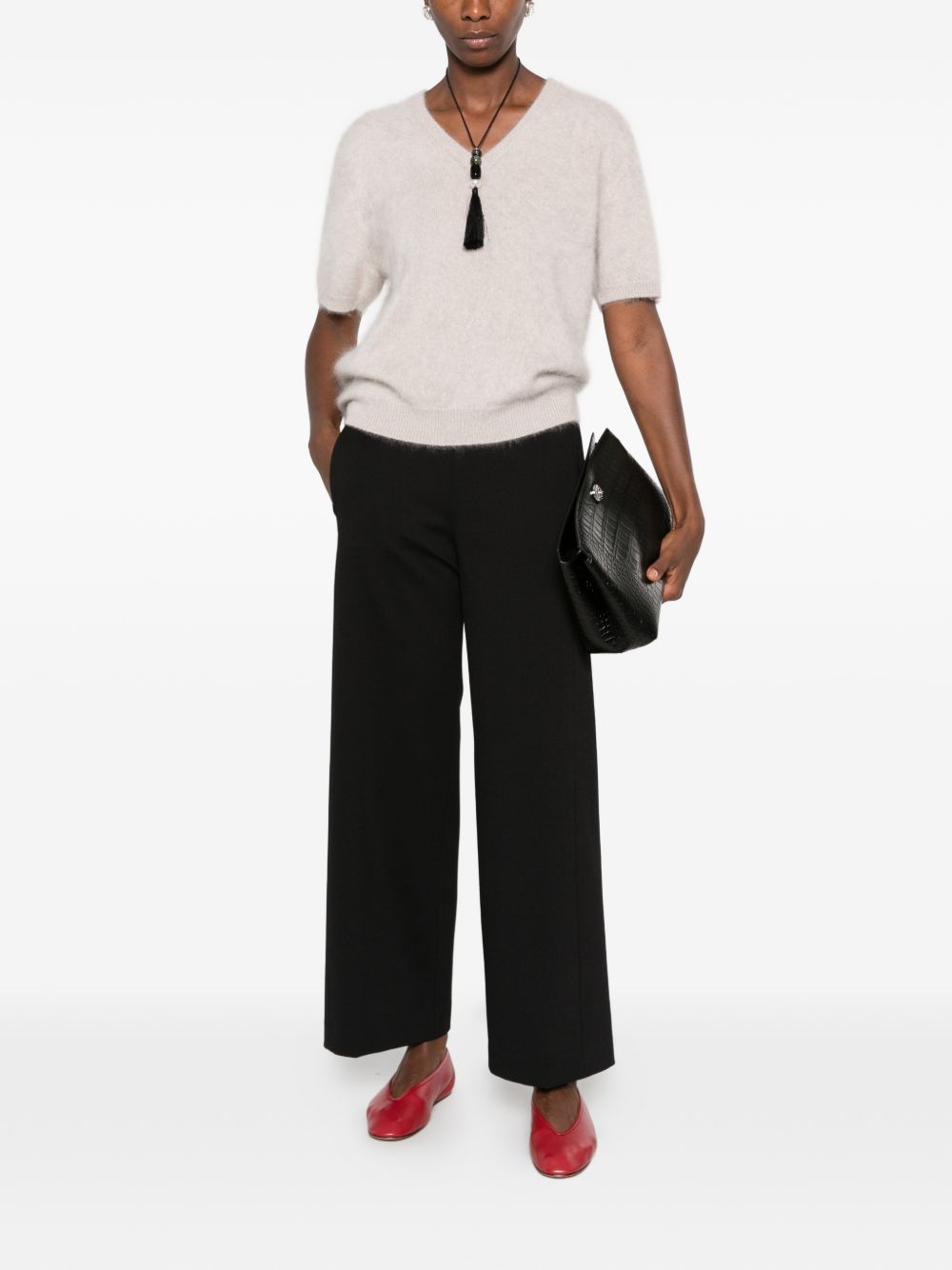 VIA MASINI 80 Trousers BLACK