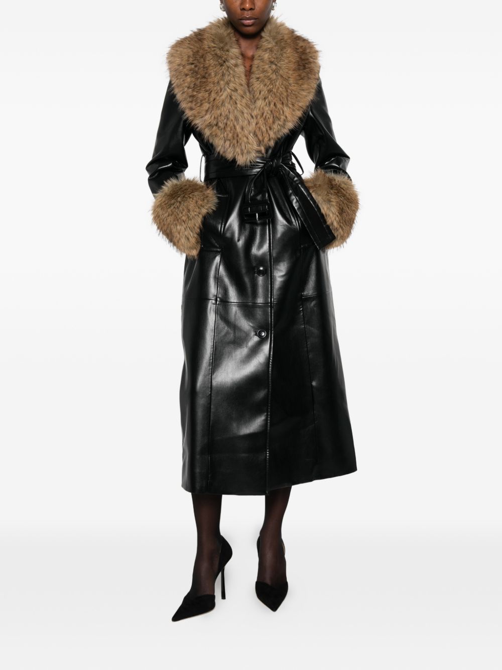 STAND STUDIO Coats BLACK