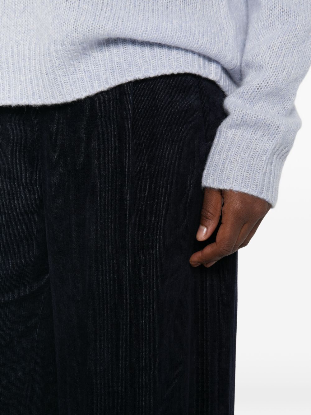 VIA MASINI 80 Trousers NAVY