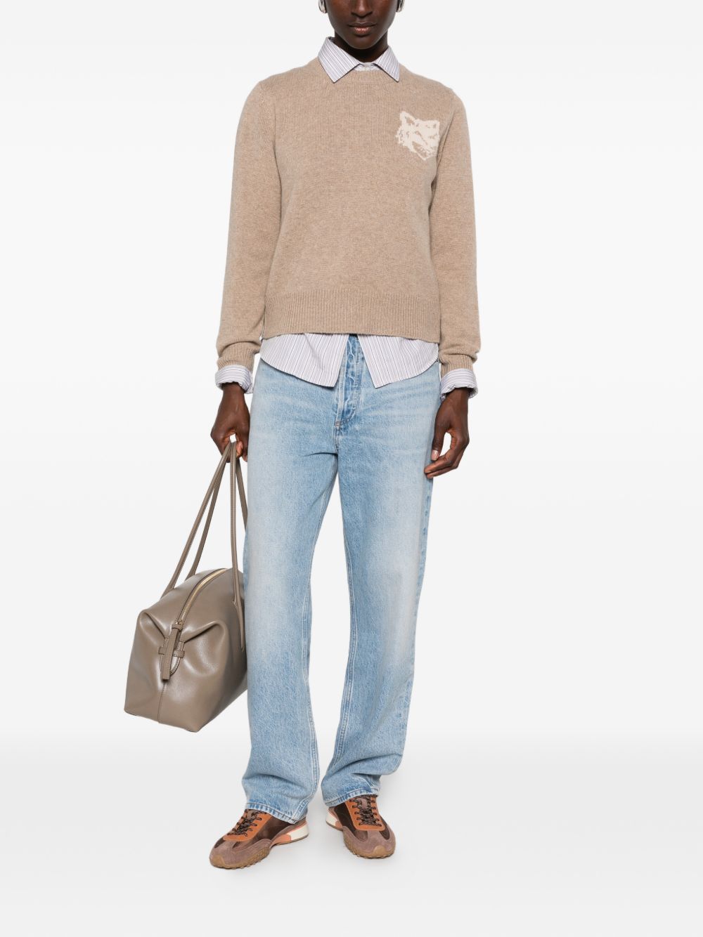 Maison Kitsuné MAISON KITSUNE'' Sweaters BEIGE