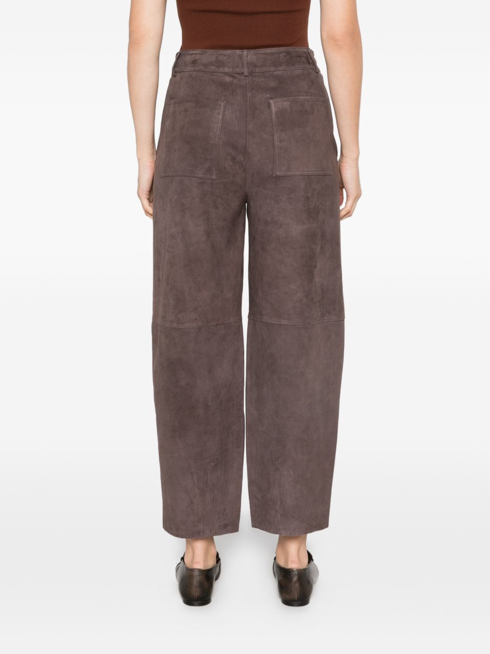 VIA MASINI 80 Trousers BROWN