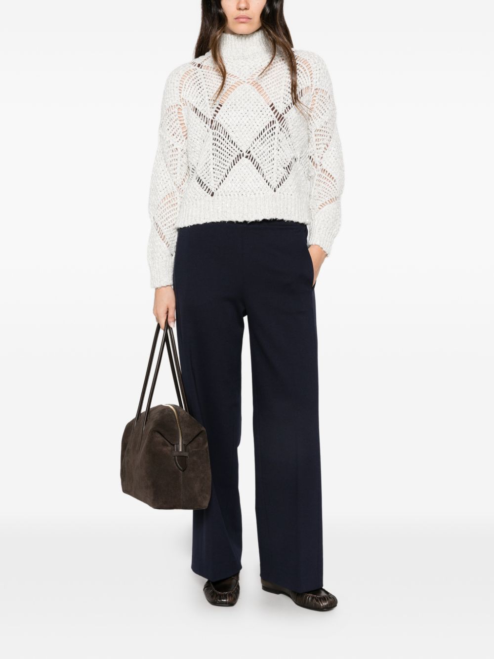VIA MASINI 80 Trousers NAVY
