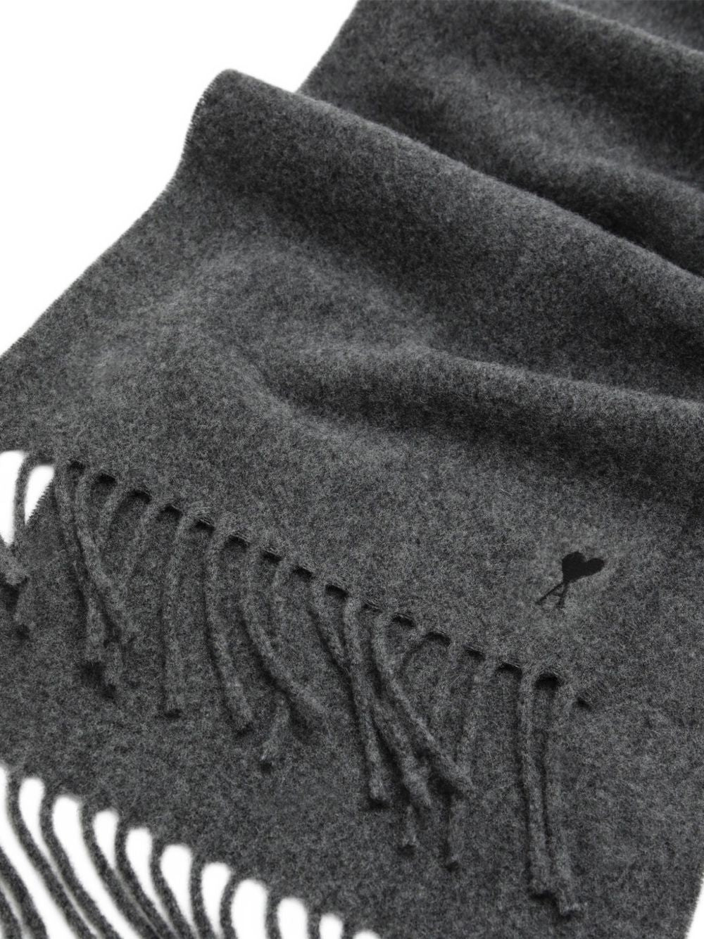 Ami Paris Scarfs DARK GREY