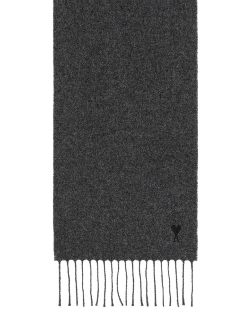 Ami Paris Scarfs DARK GREY