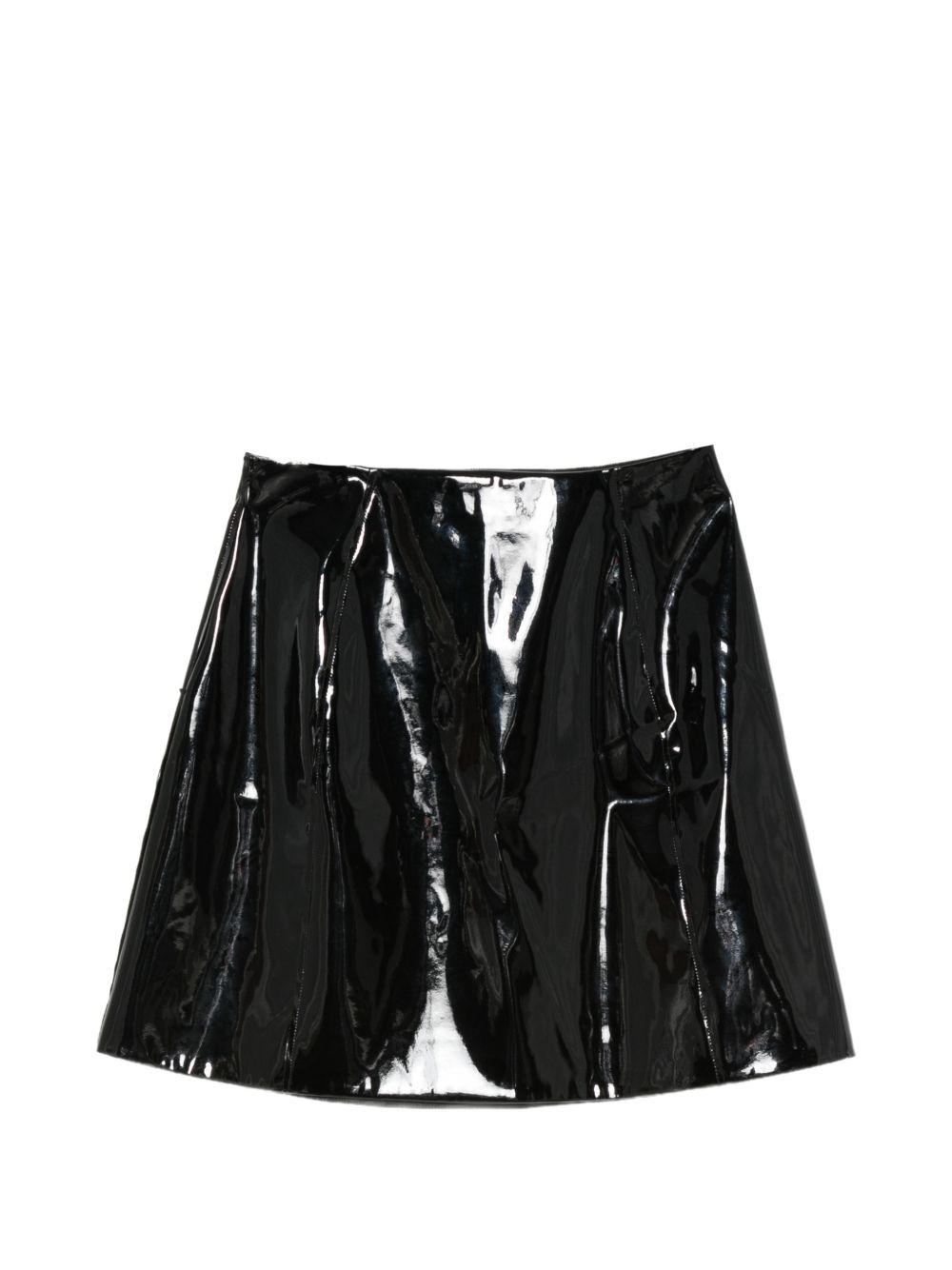 Emporio Armani Patent Short Skirt