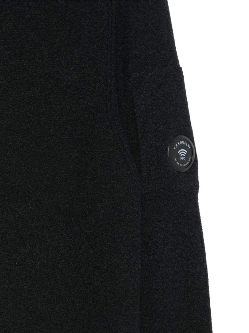 C.P. Company Lens Detail Quarter-Zip Sweater