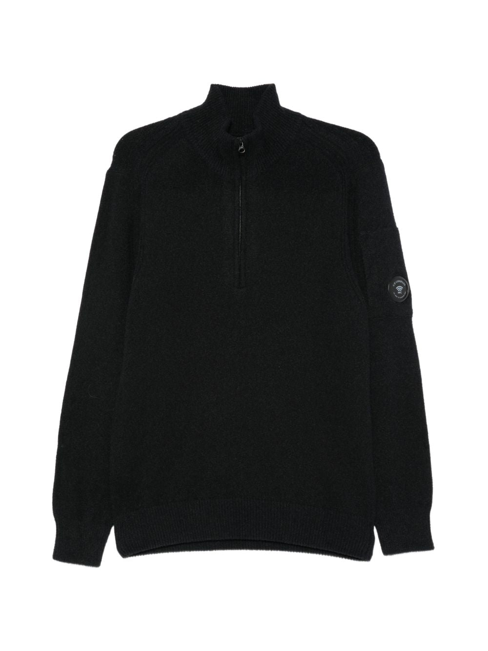 C.P. Company Lens Detail Quarter-Zip Sweater