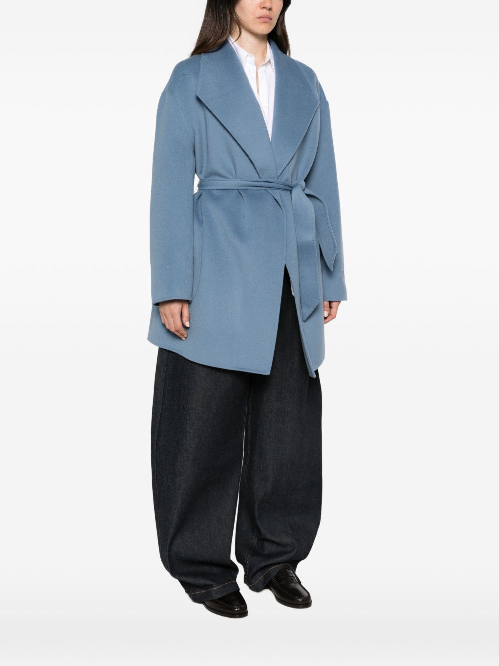 Emporio Armani Coats LIGHT BLUE