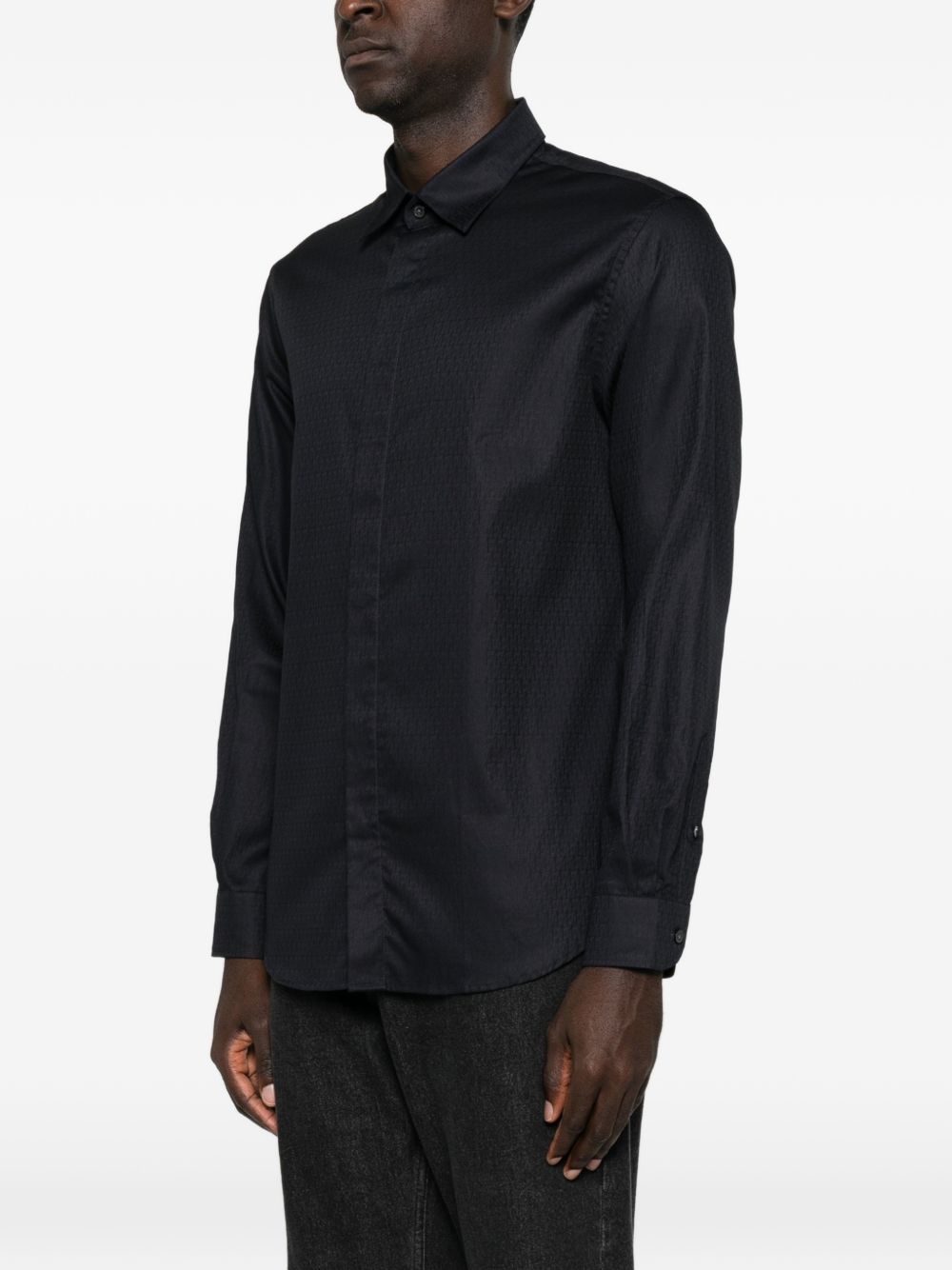 Emporio Armani Shirts NAVY