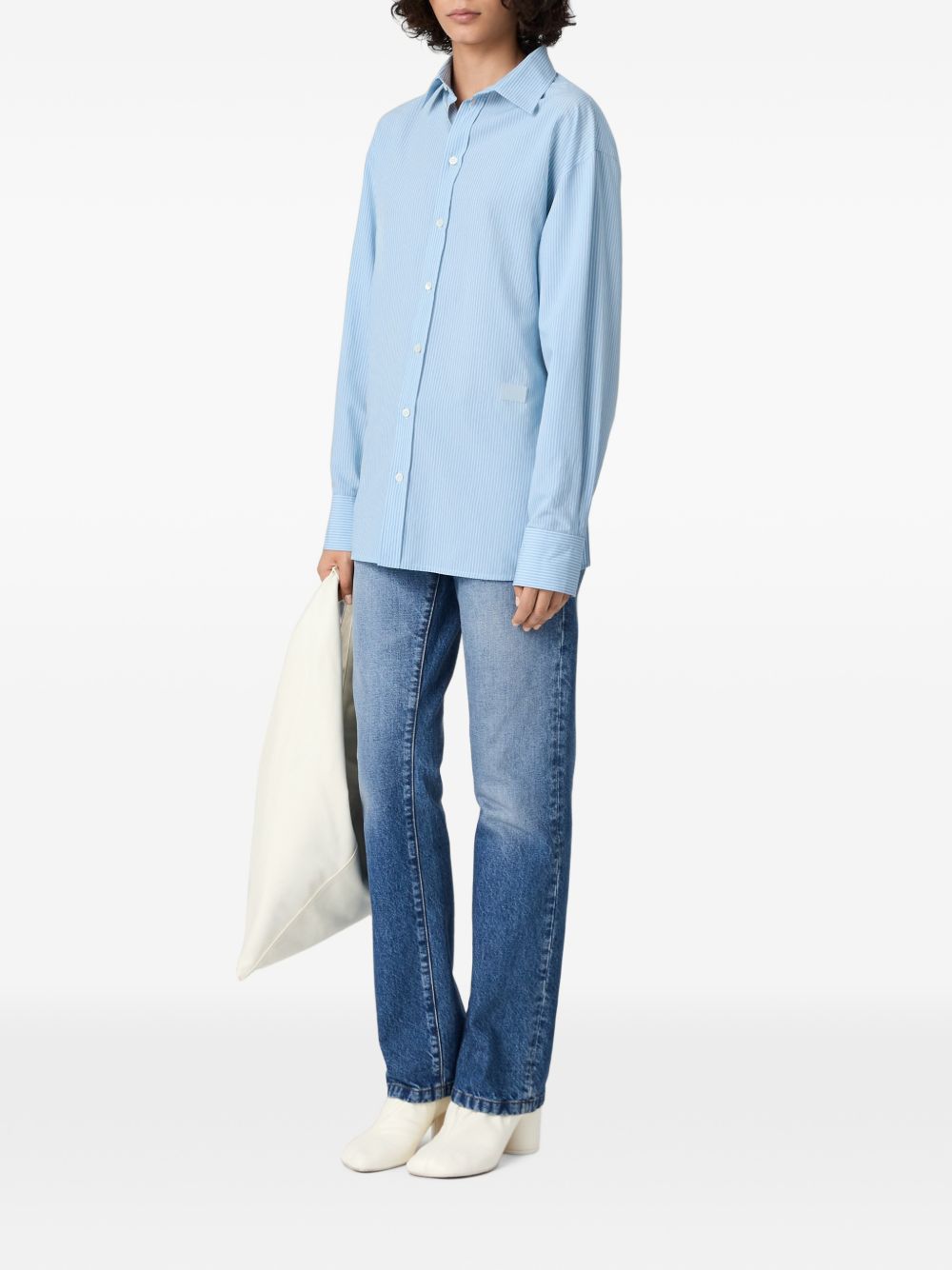 MM6 Maison Margiela Shirts LIGHT BLUE