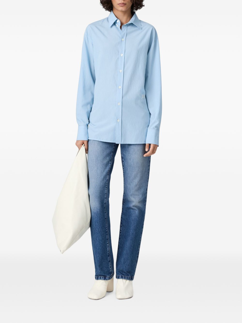 MM6 Maison Margiela Shirts LIGHT BLUE
