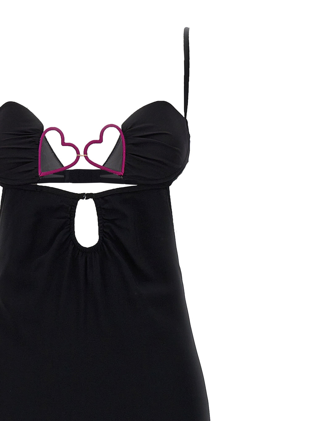Nensi Dojaka Heart Bra Long Dress