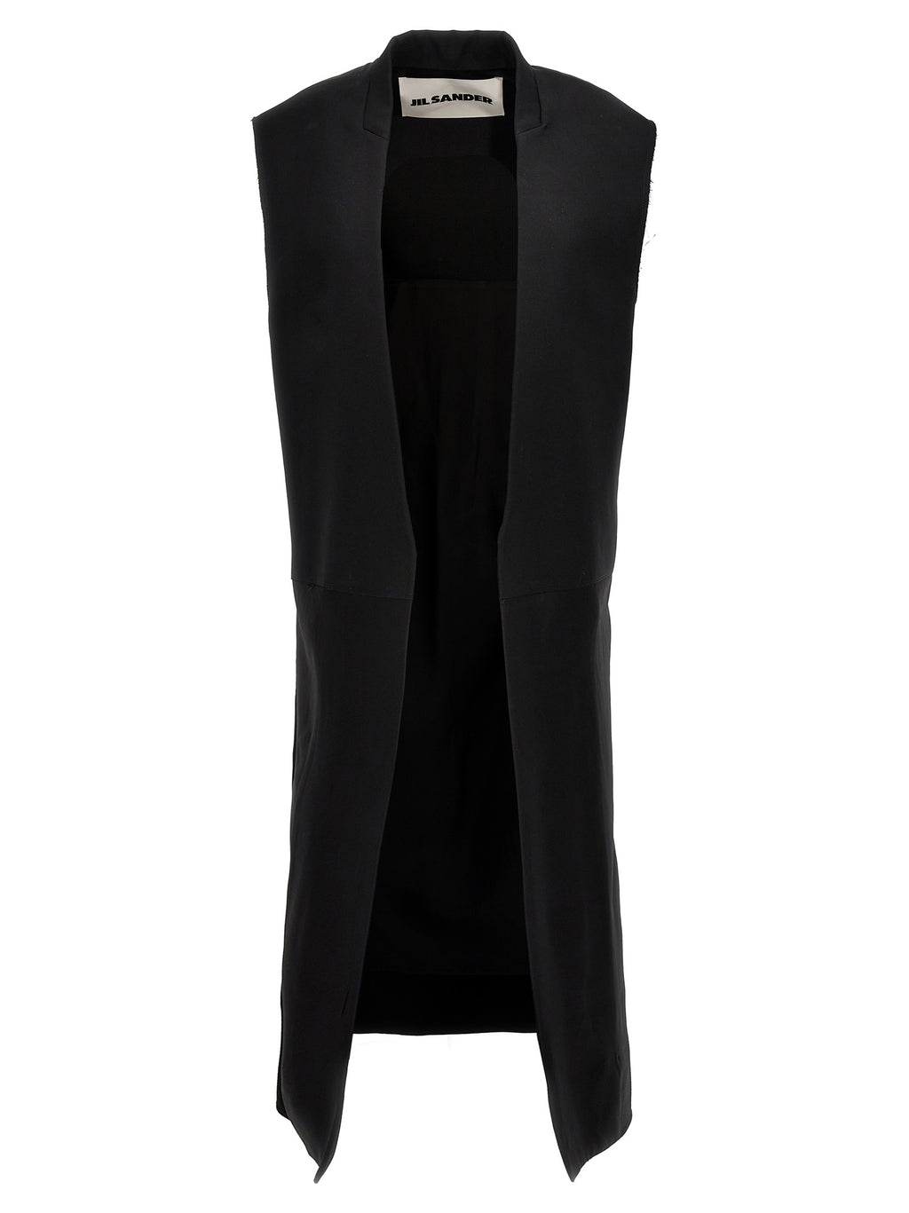 Jil Sander Two-material Long Vest