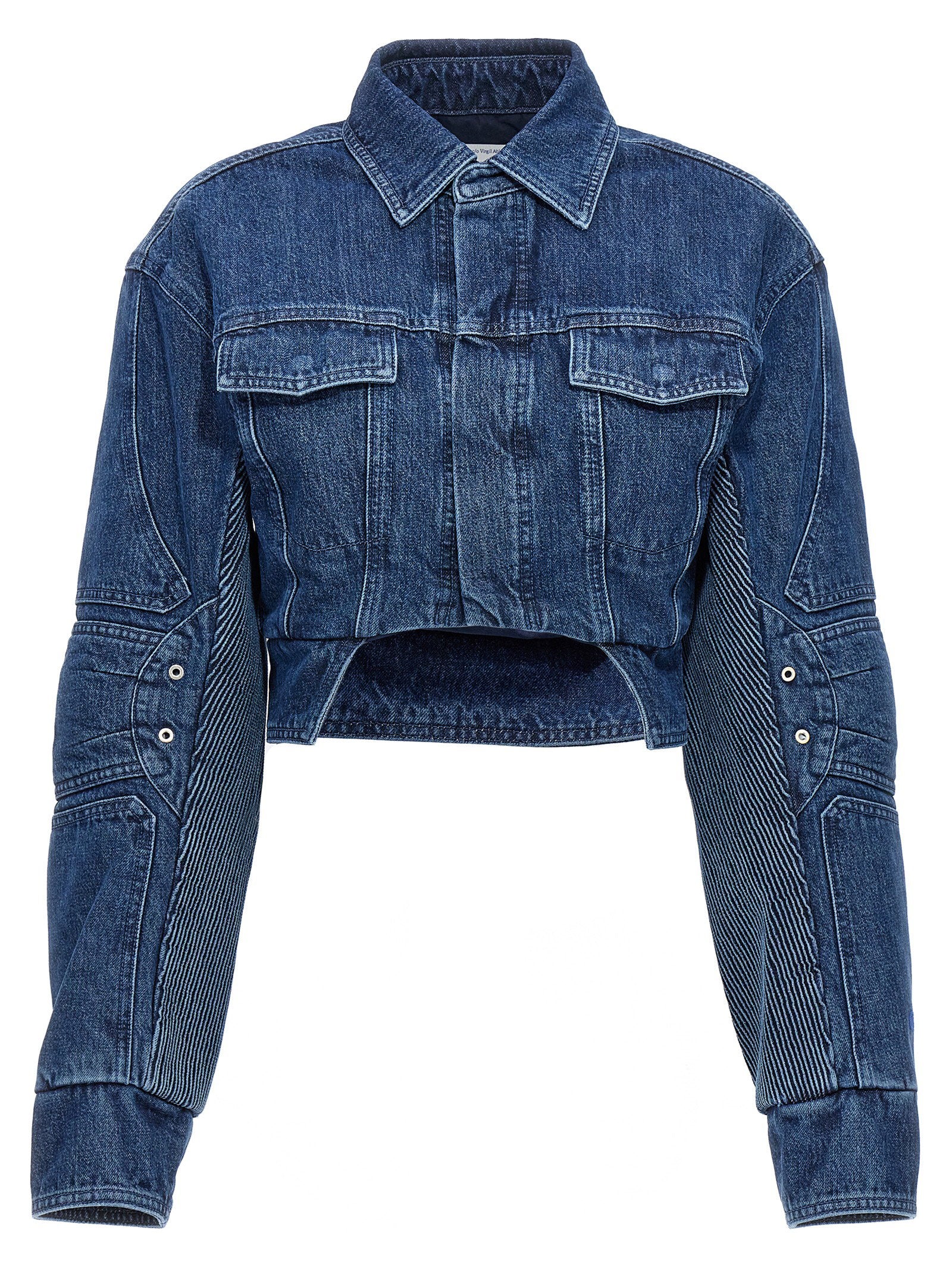Off White Motorcycle Denim Jacket
