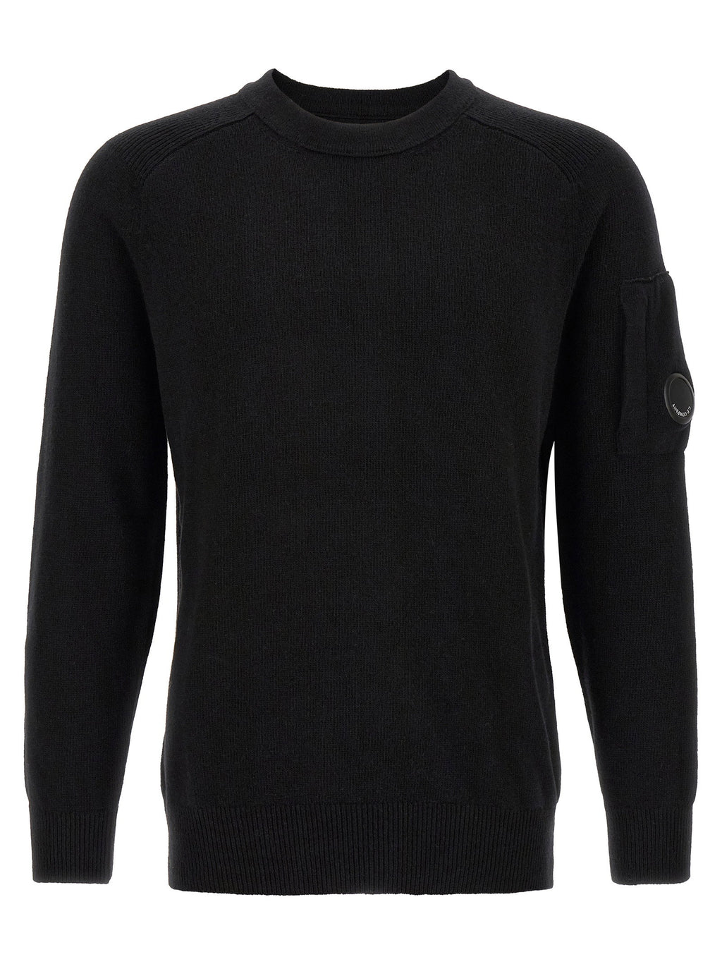C.p. Company Lambswool Grs Sweater With Lens Detail