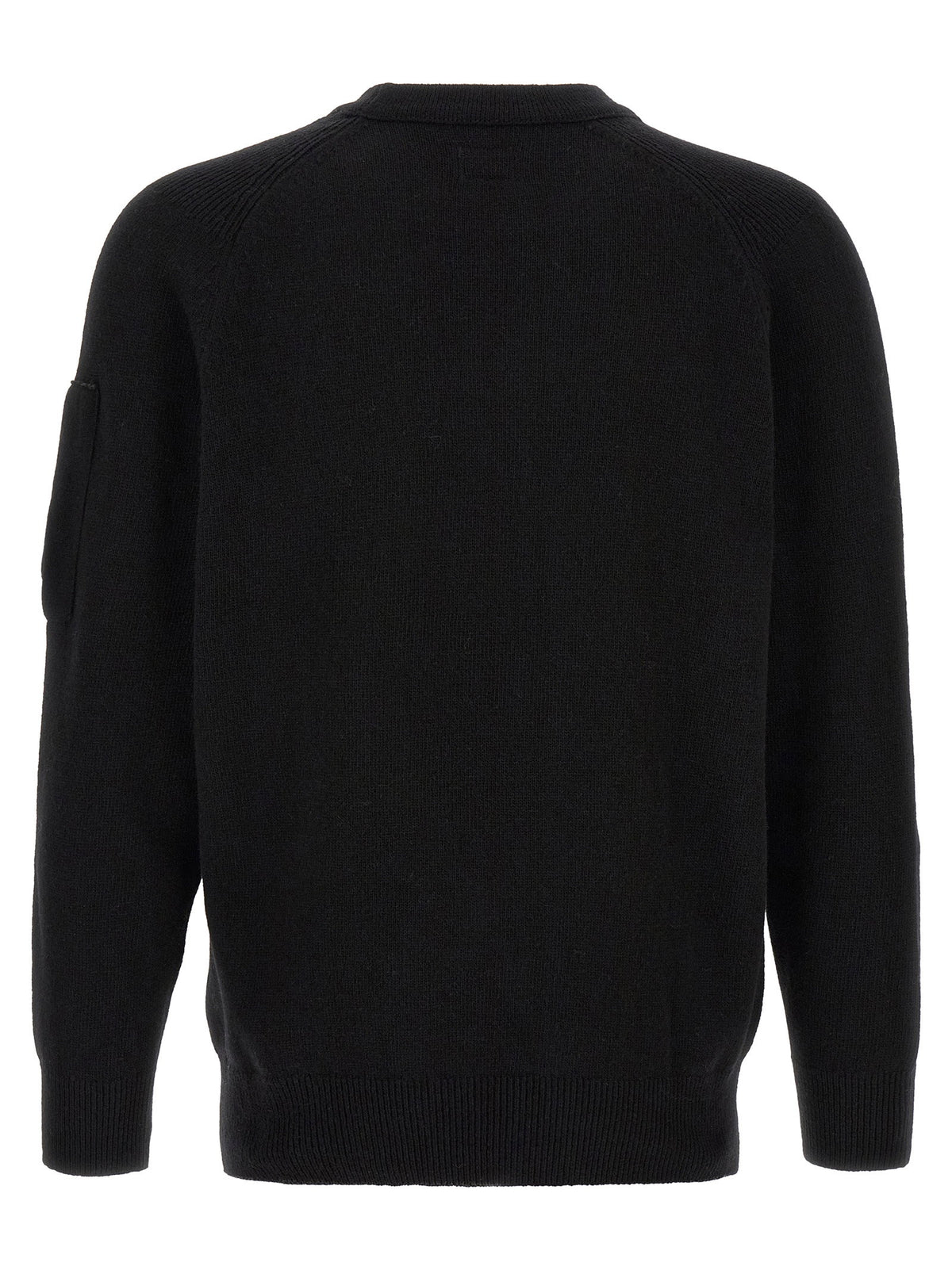 C.p. Company Lambswool Grs Sweater With Lens Detail