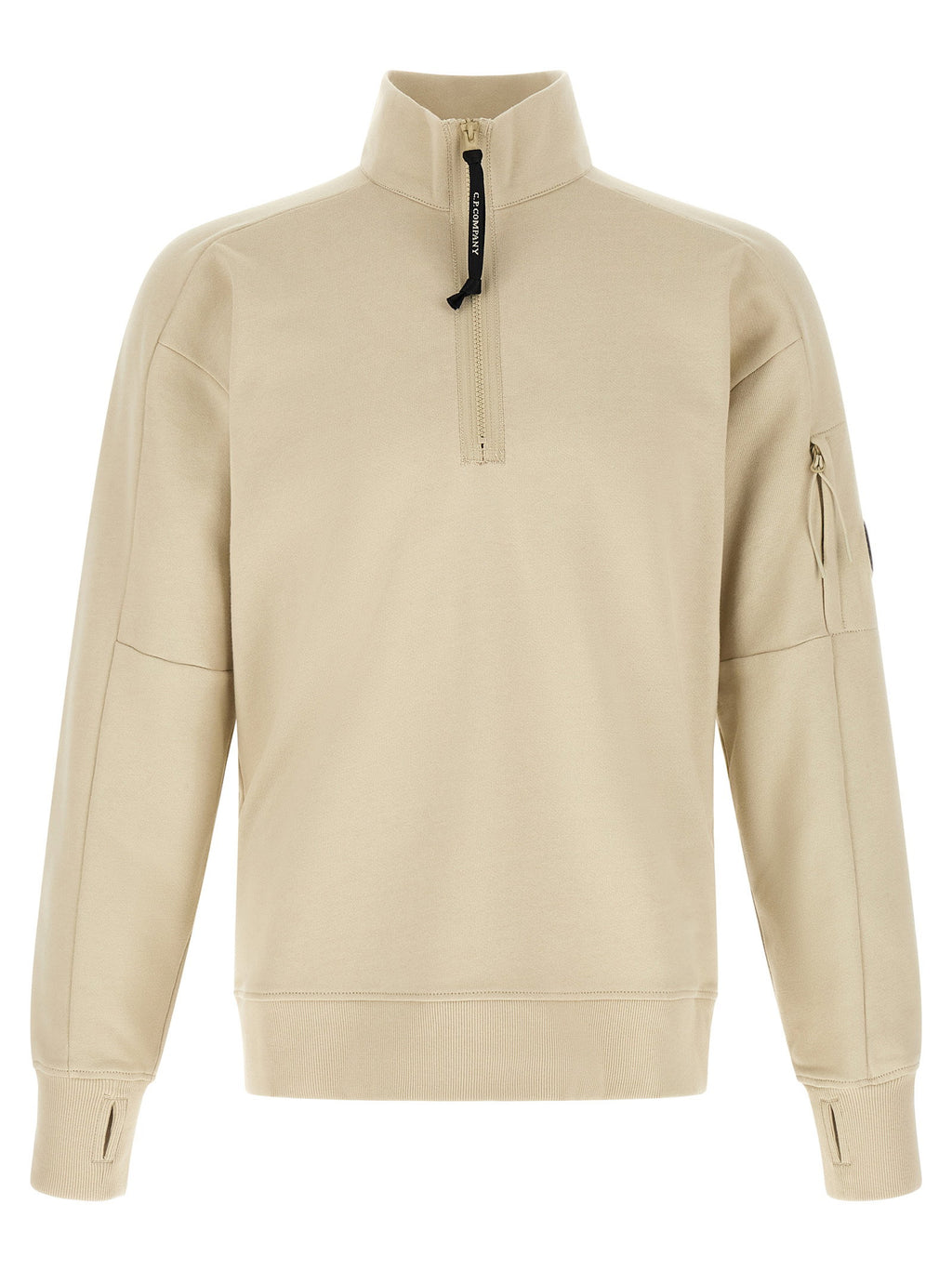 C.p. Company Diagonal Raised Sweatshirt With Lens Detail