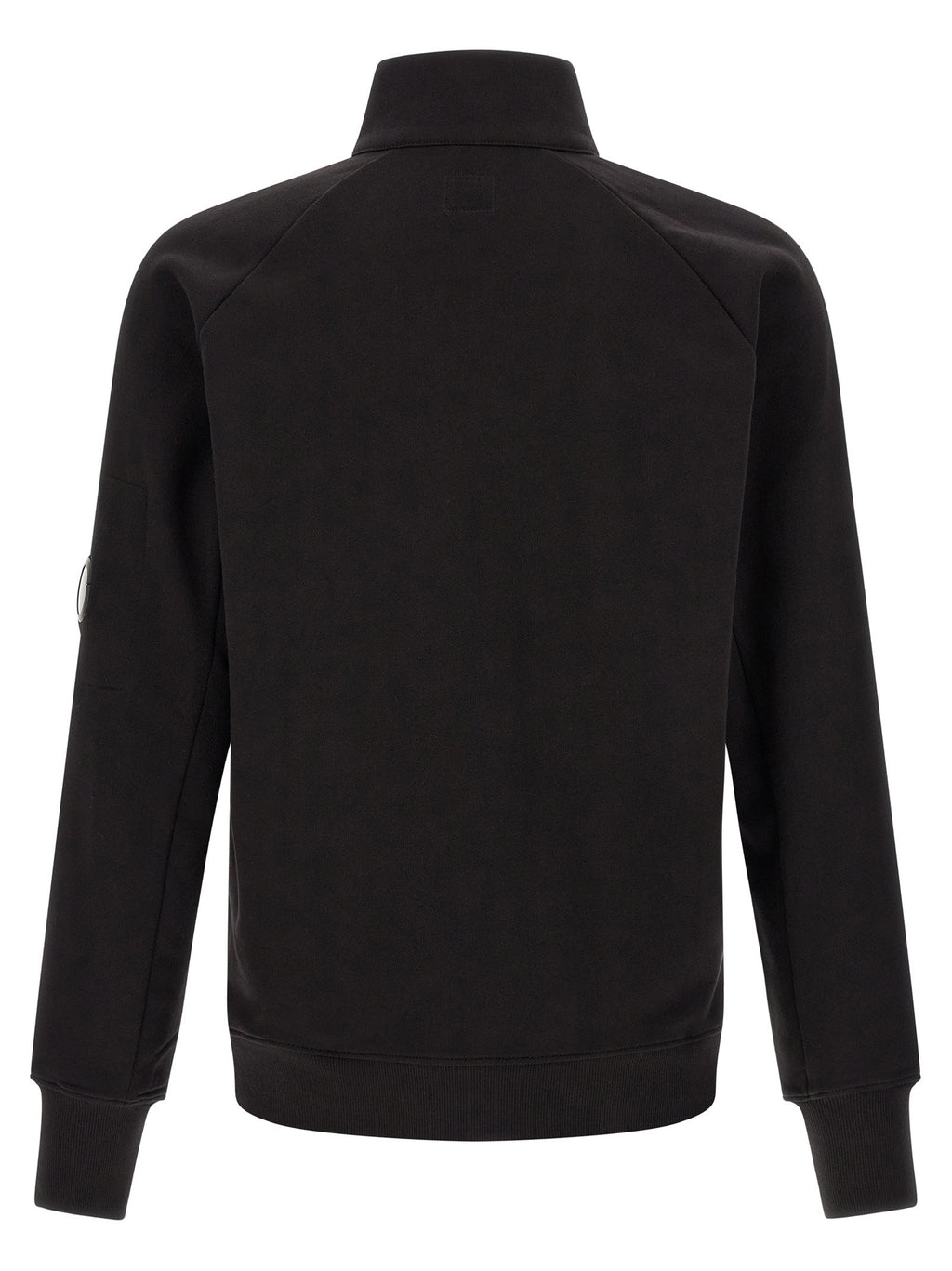 C.p. Company Diagonal Raised Fleece  Sweatshirt And Lens Detail