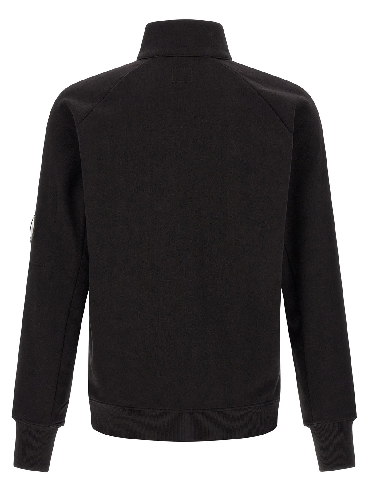 C.p. Company Diagonal Raised Fleece  Sweatshirt And Lens Detail