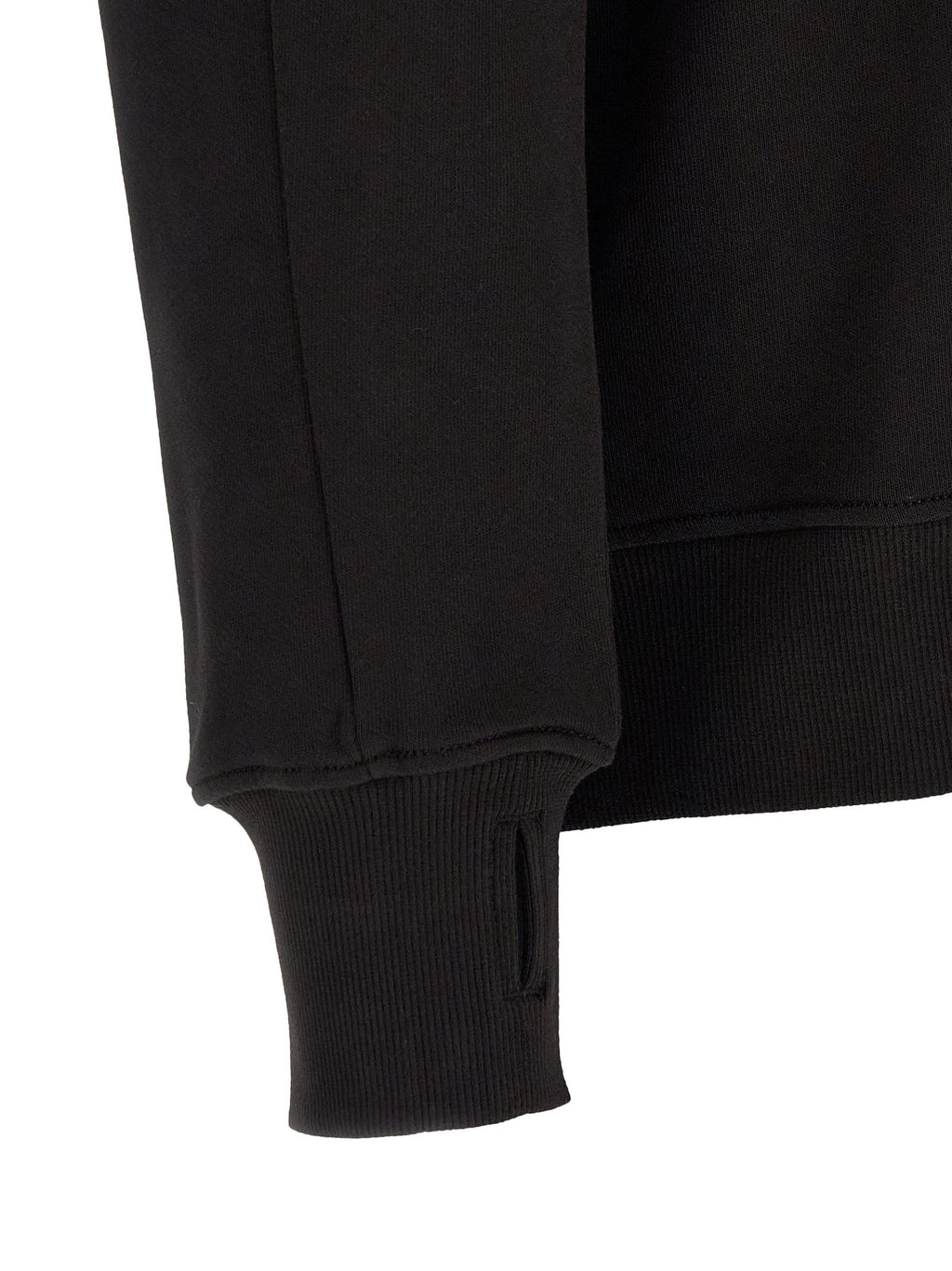 C.p. Company Diagonal Raised Fleece  Sweatshirt And Lens Detail