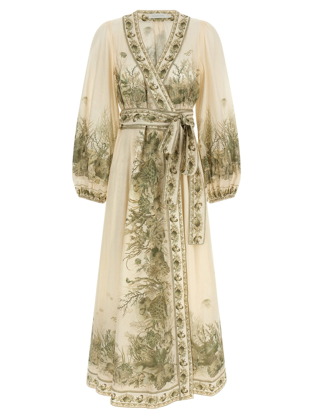 Zimmermann Wanderlust Wrap Midi Dress