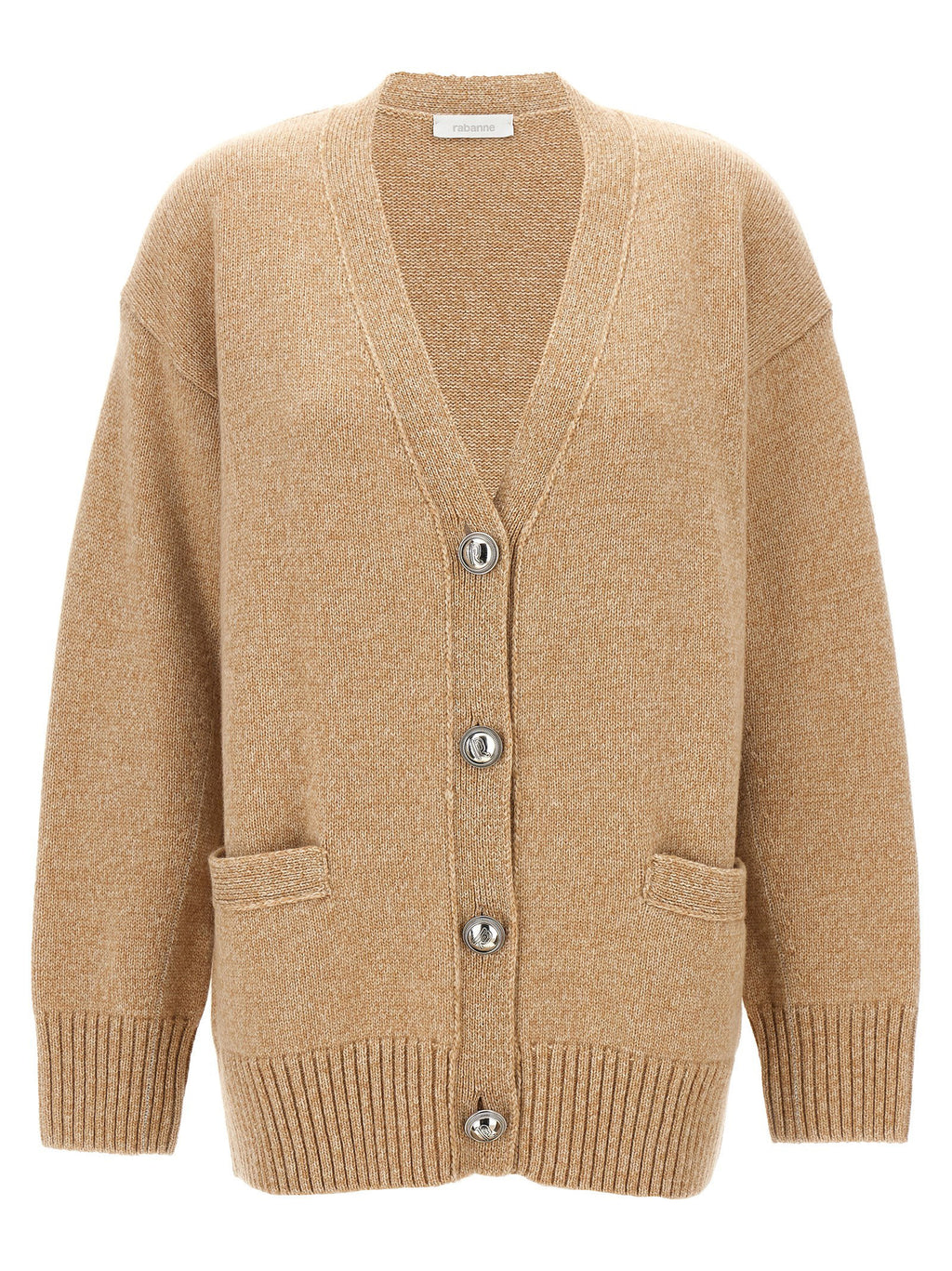 Paco Rabanne Logo Button Cardigan
