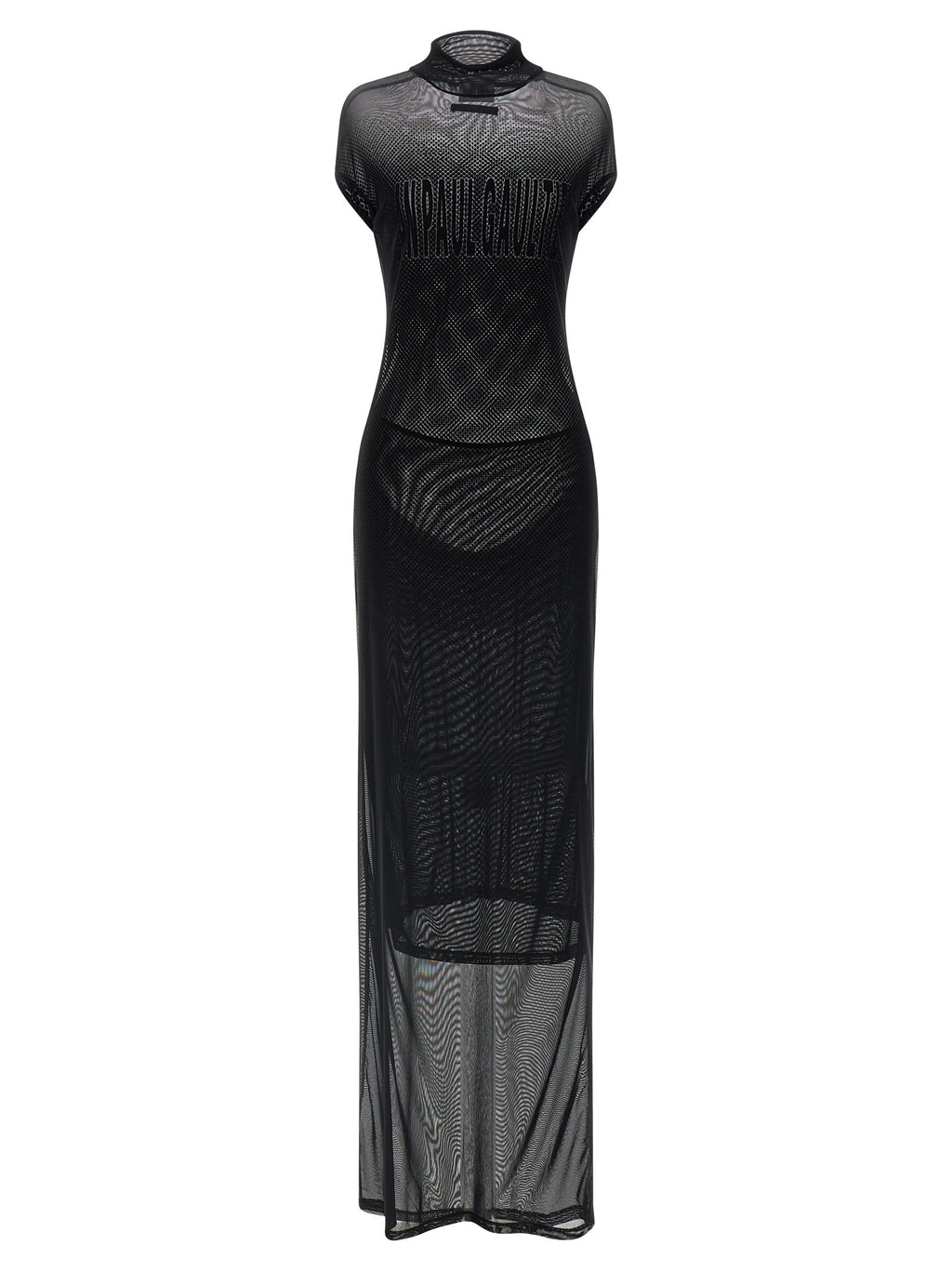 Jean Paul Gaultier Flocked Dress