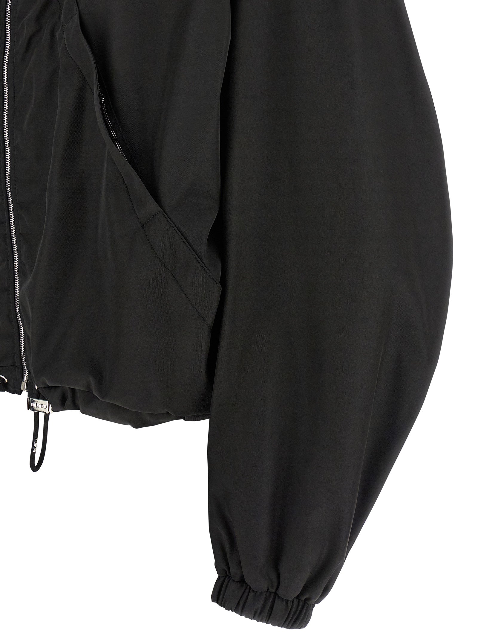 The Attico Maxi Hood Bomber Jacket