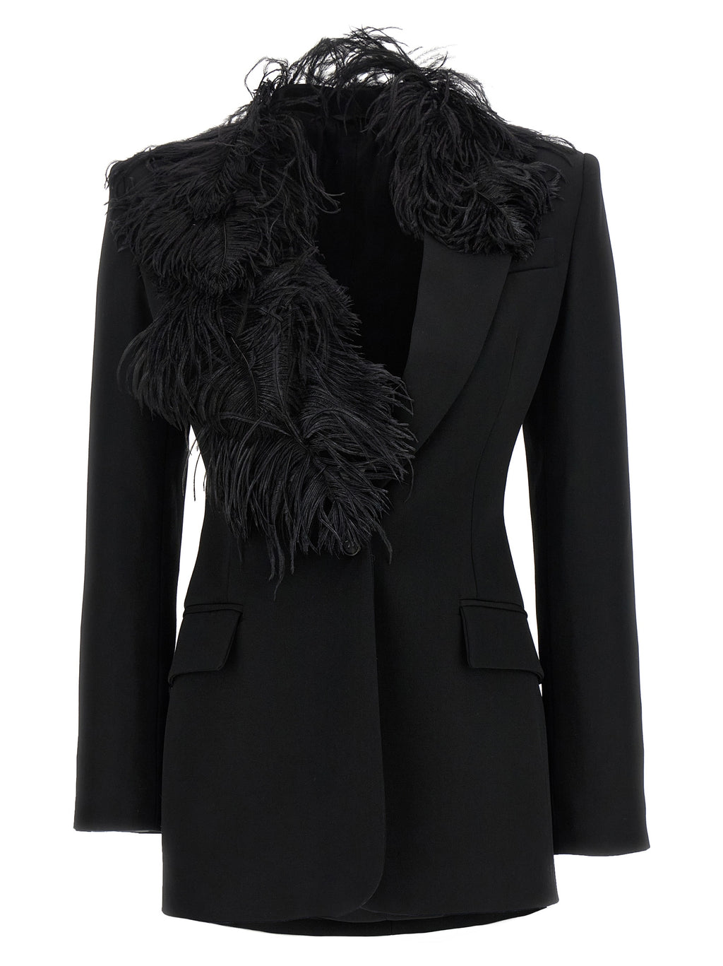The Attico Feather Blazer