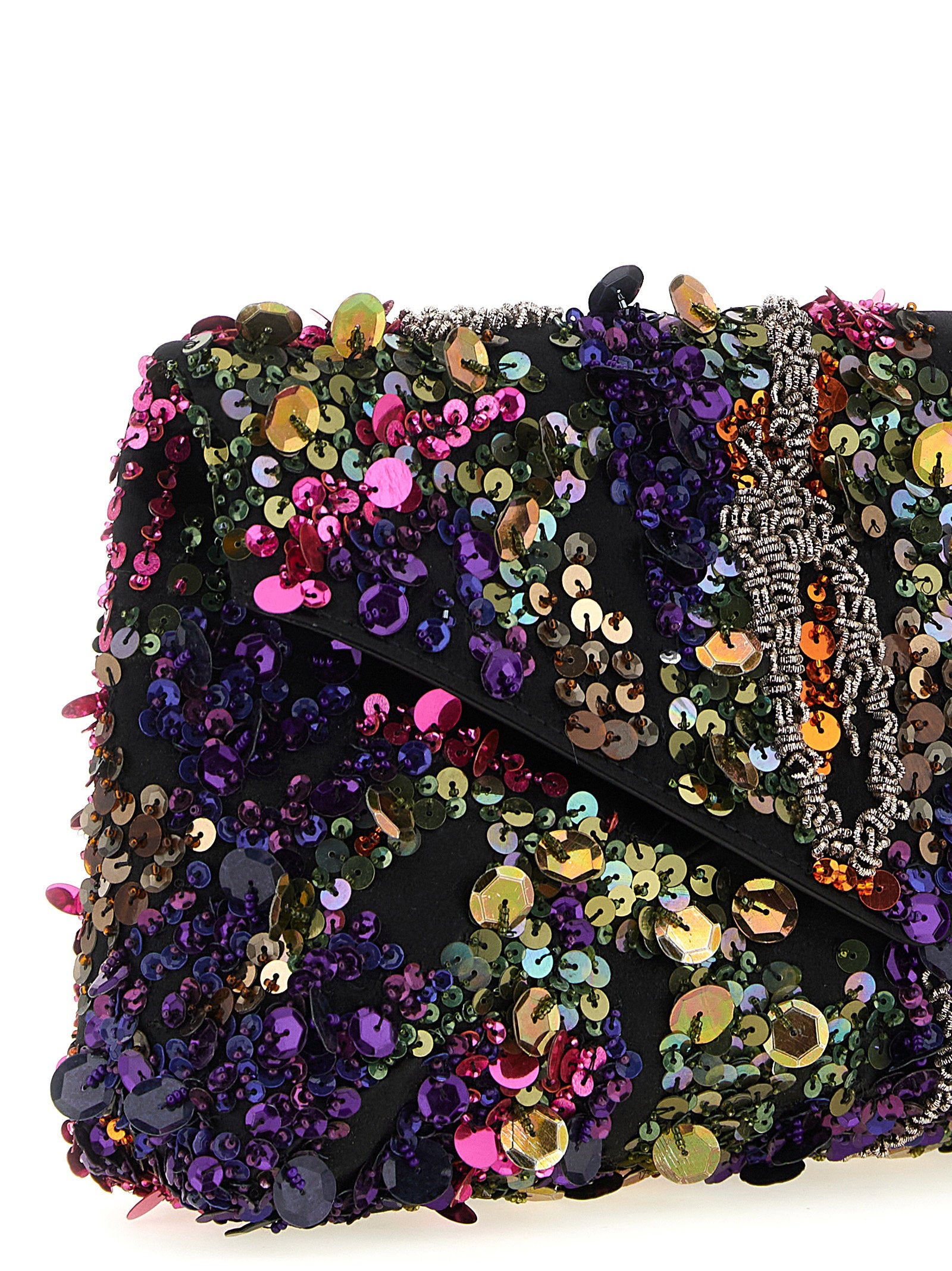 Dries Van Noten Embellished Envelope Clutch