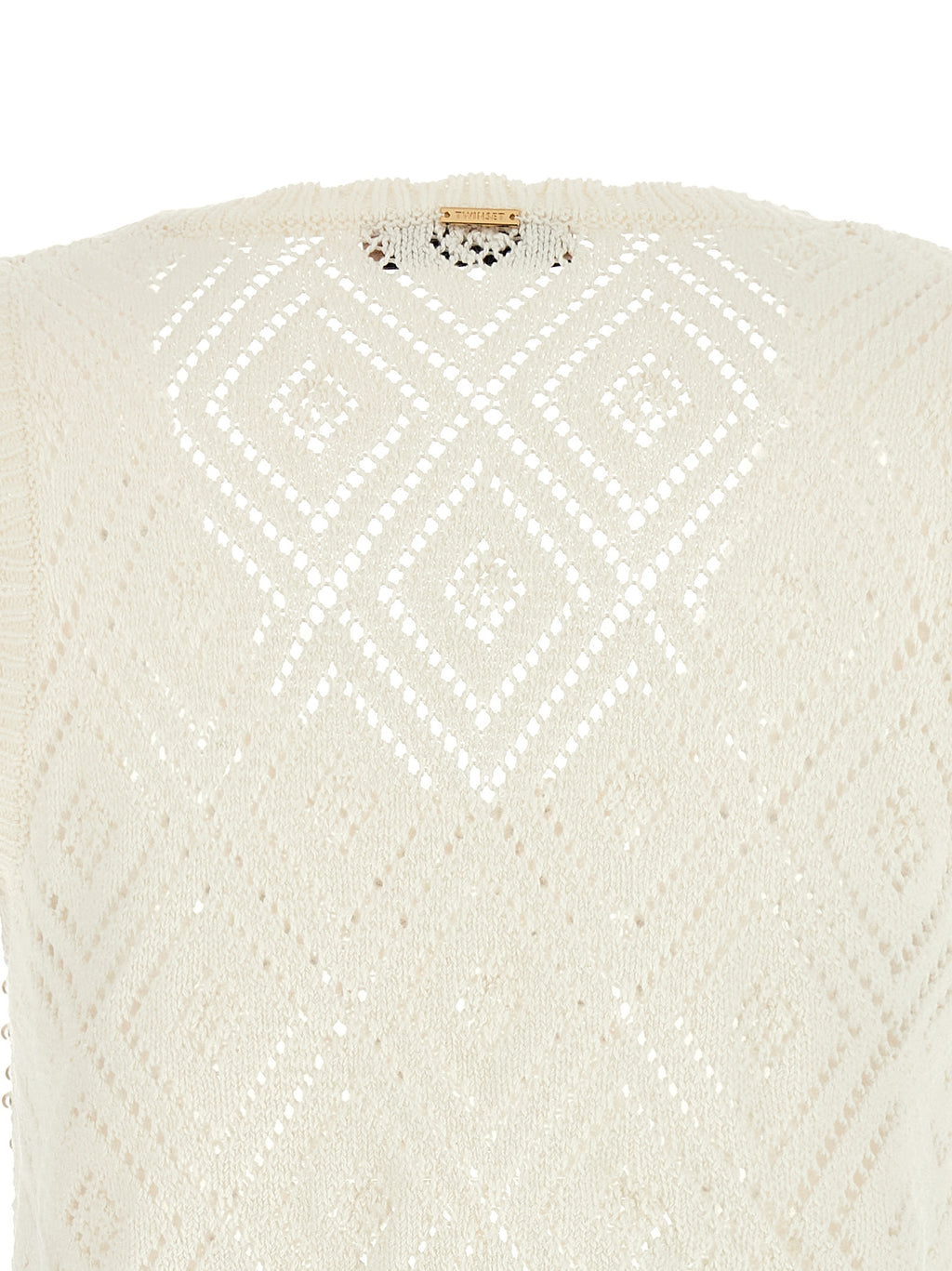 Twin Set Pearl Top