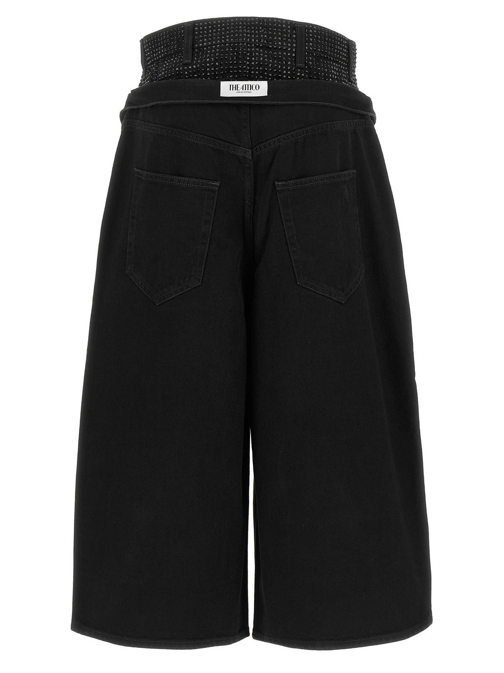 The Attico Crystal Insert Jeans