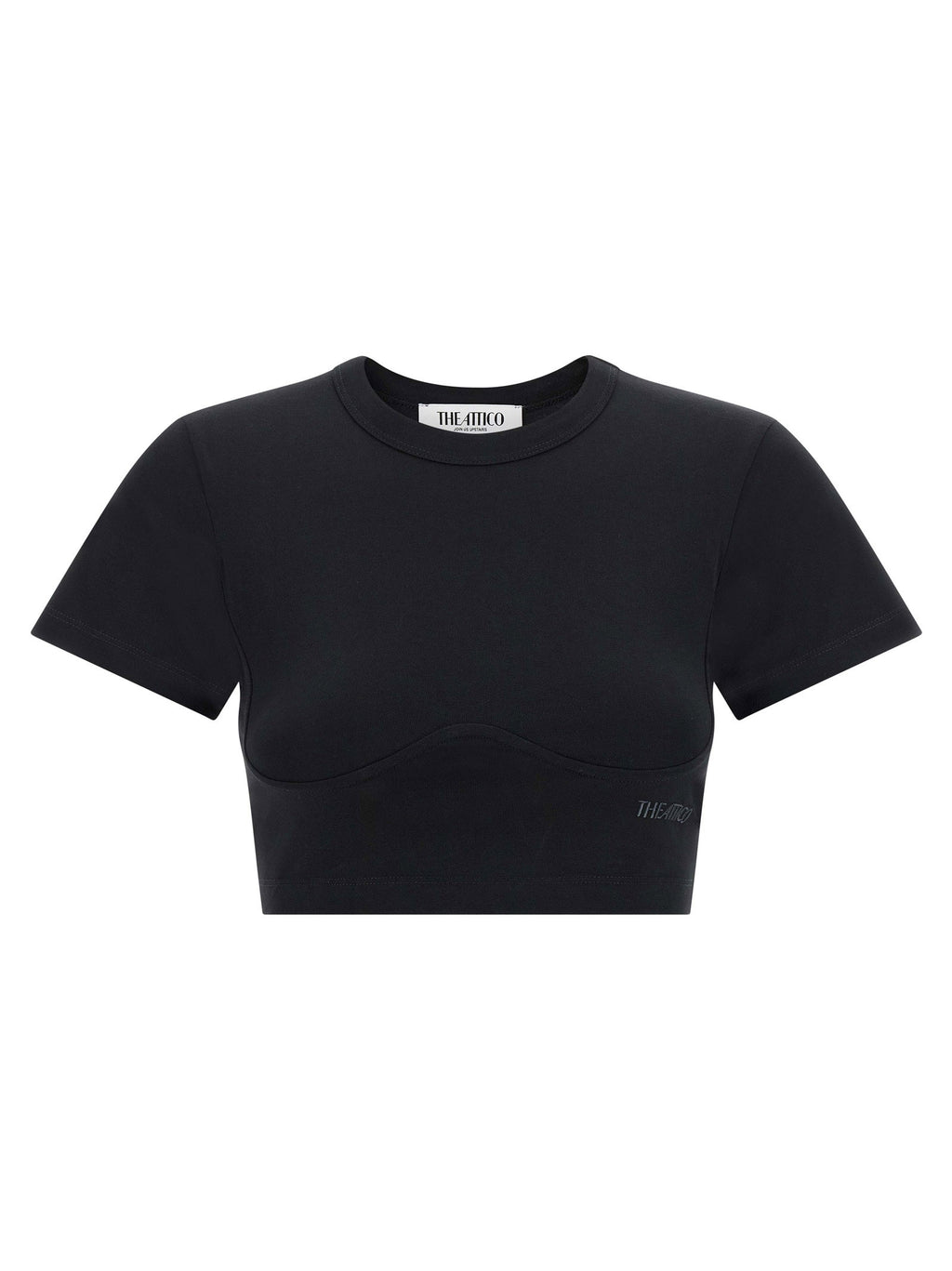 The Attico Bustier Crop T-shirt