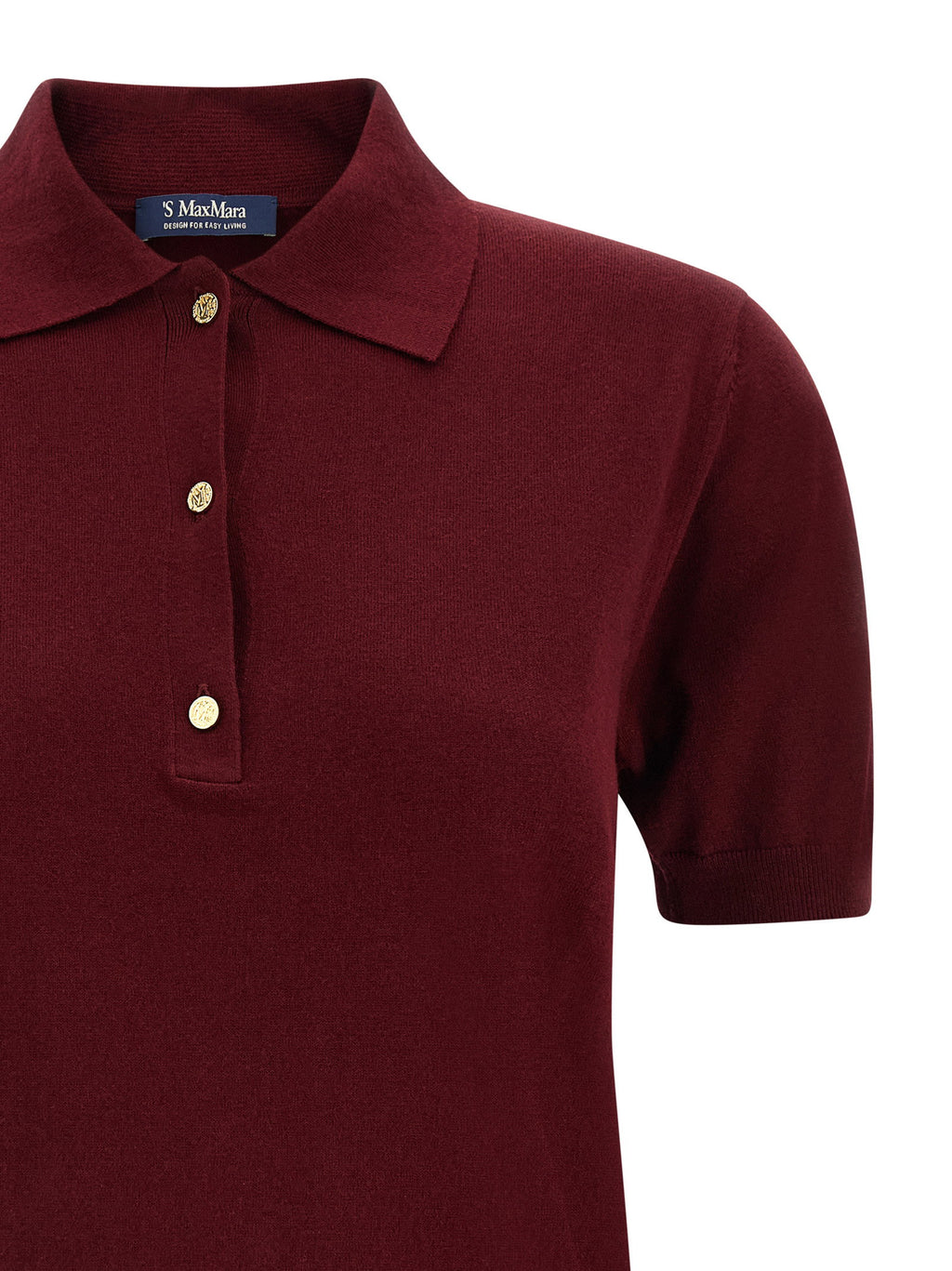 Max Mara 'S Pomposa Knit Polo Shirt