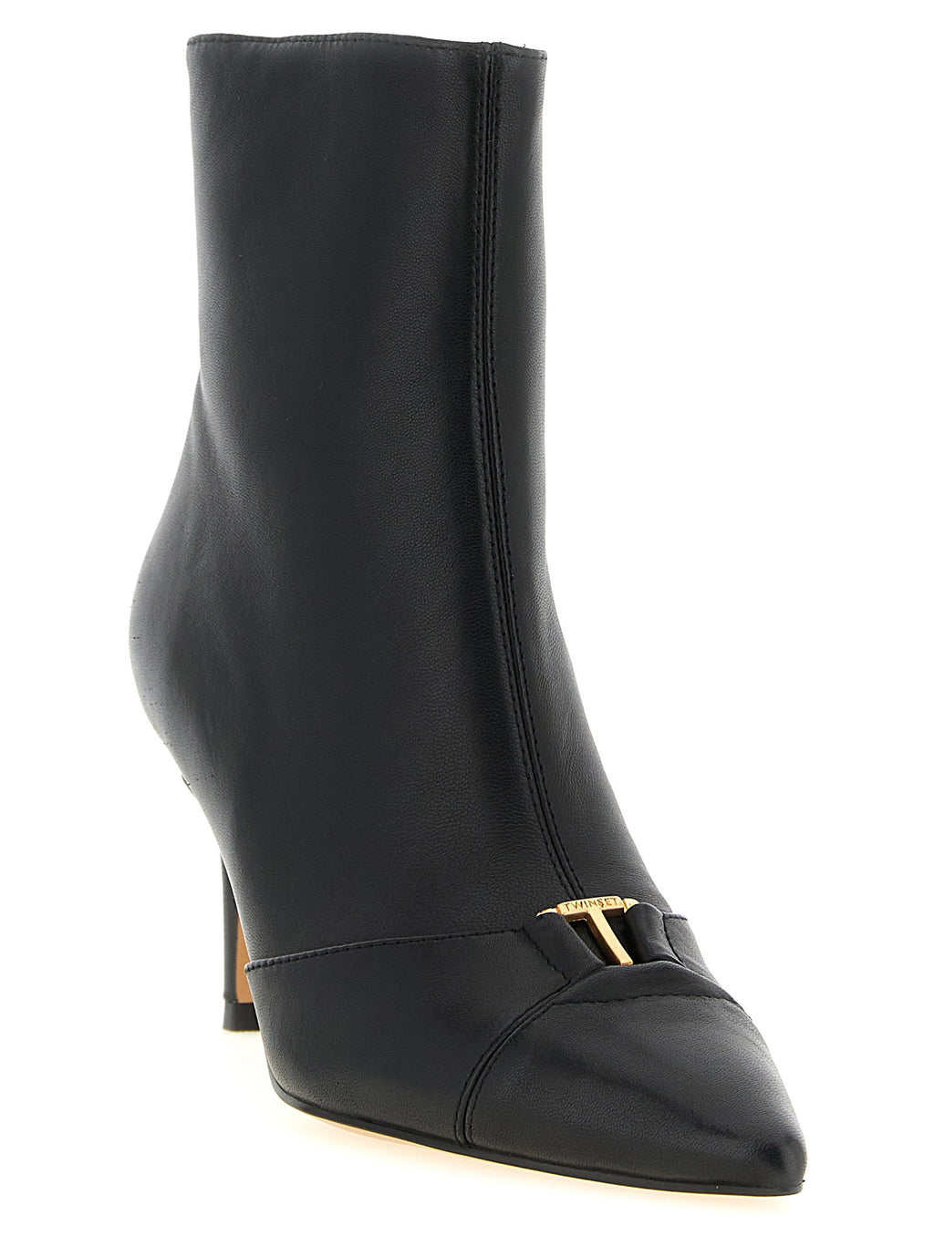 Twin Set Logo Ankle Boots