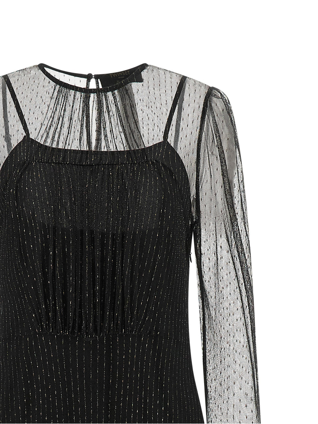 Twin Set Lamé Thread Dress