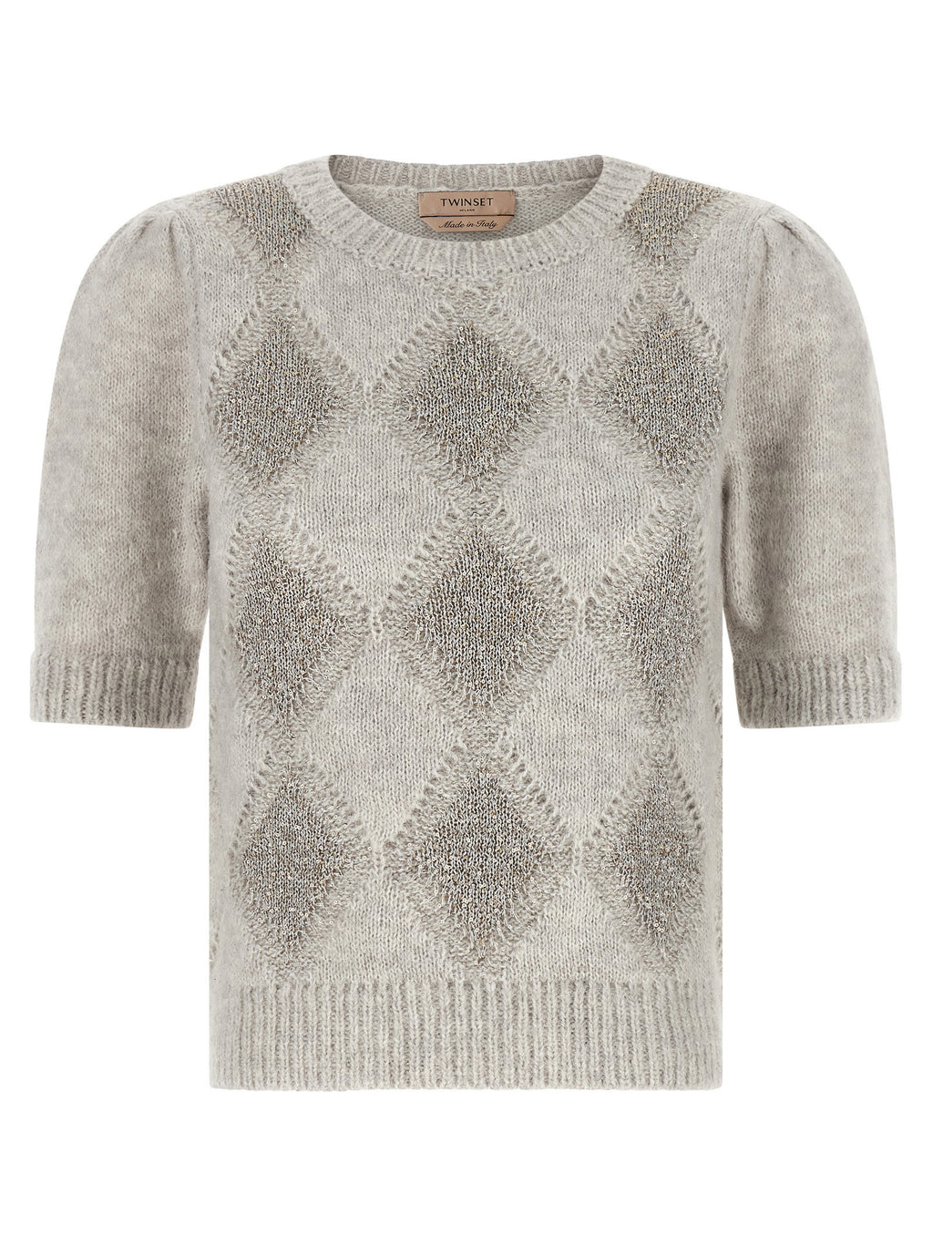 Twin Set Sequin Diamond Sweater