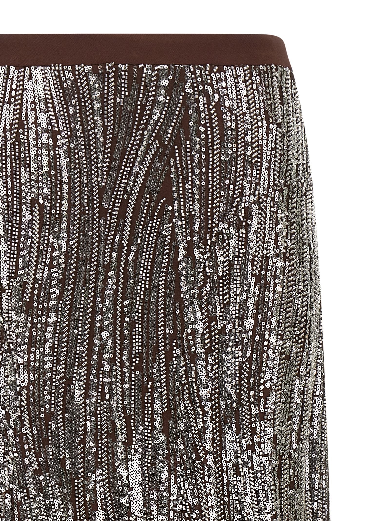 Paco Rabanne Sequin And Pearl Skirt