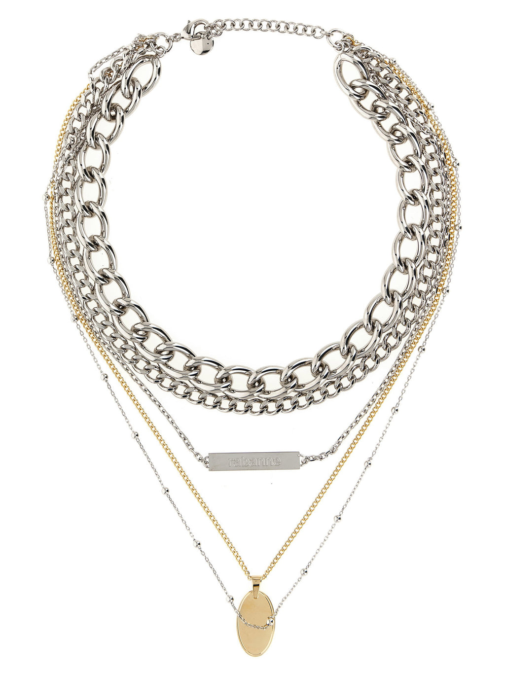 Paco Rabanne Collier 5 Rangs Necklace