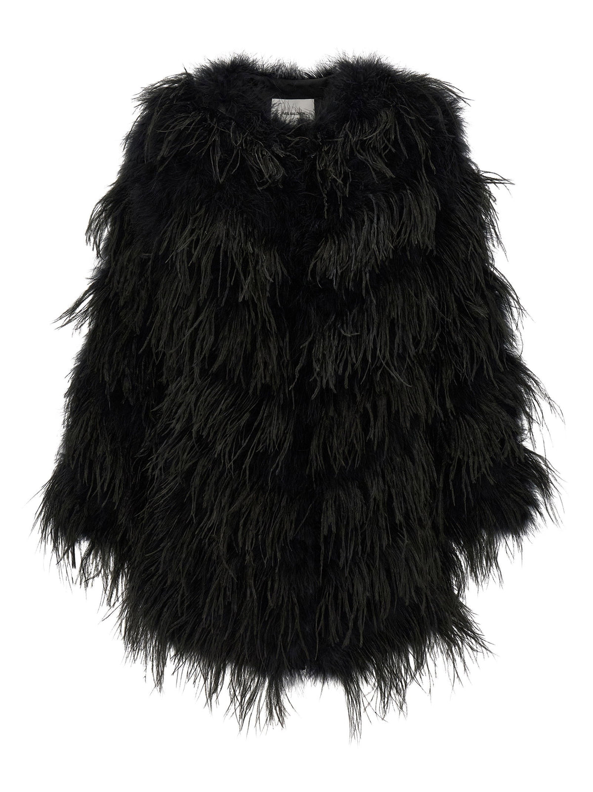 Yves Salomon Feather Caban