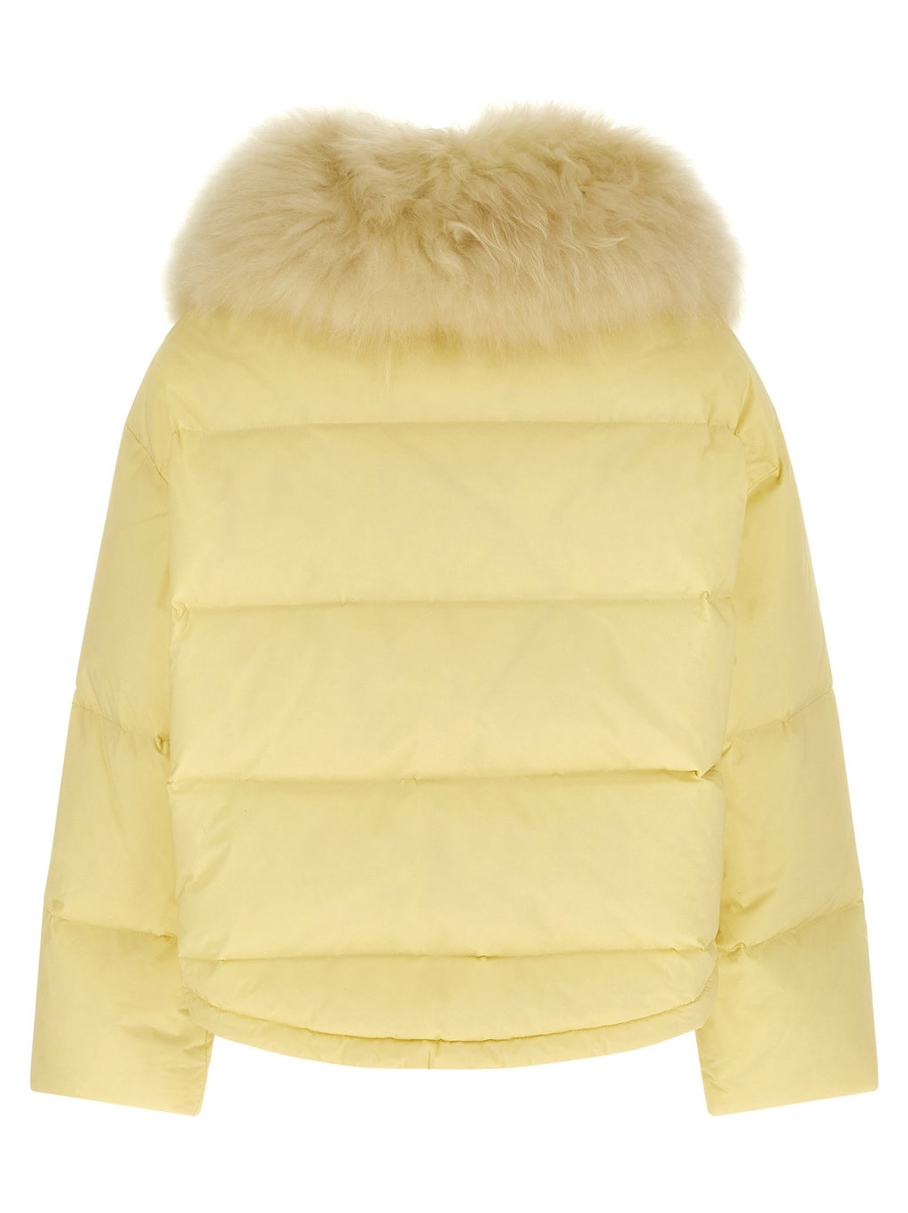 Army Yves Salomon Fur Insert Down Jacket