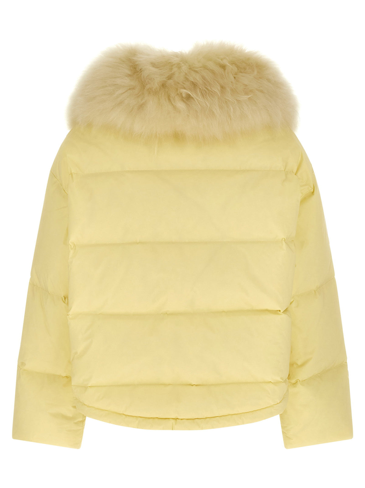 Army Yves Salomon Fur Insert Down Jacket