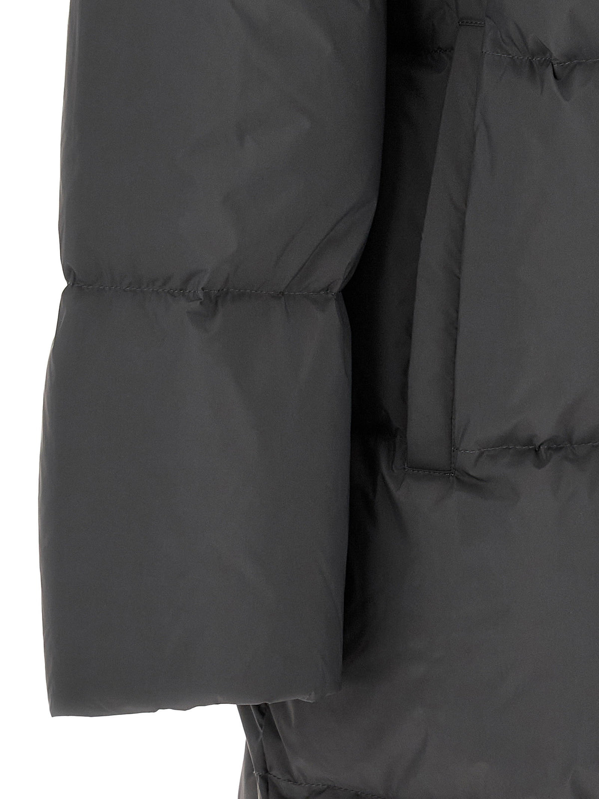 Army Yves Salomon Coat With Mittens