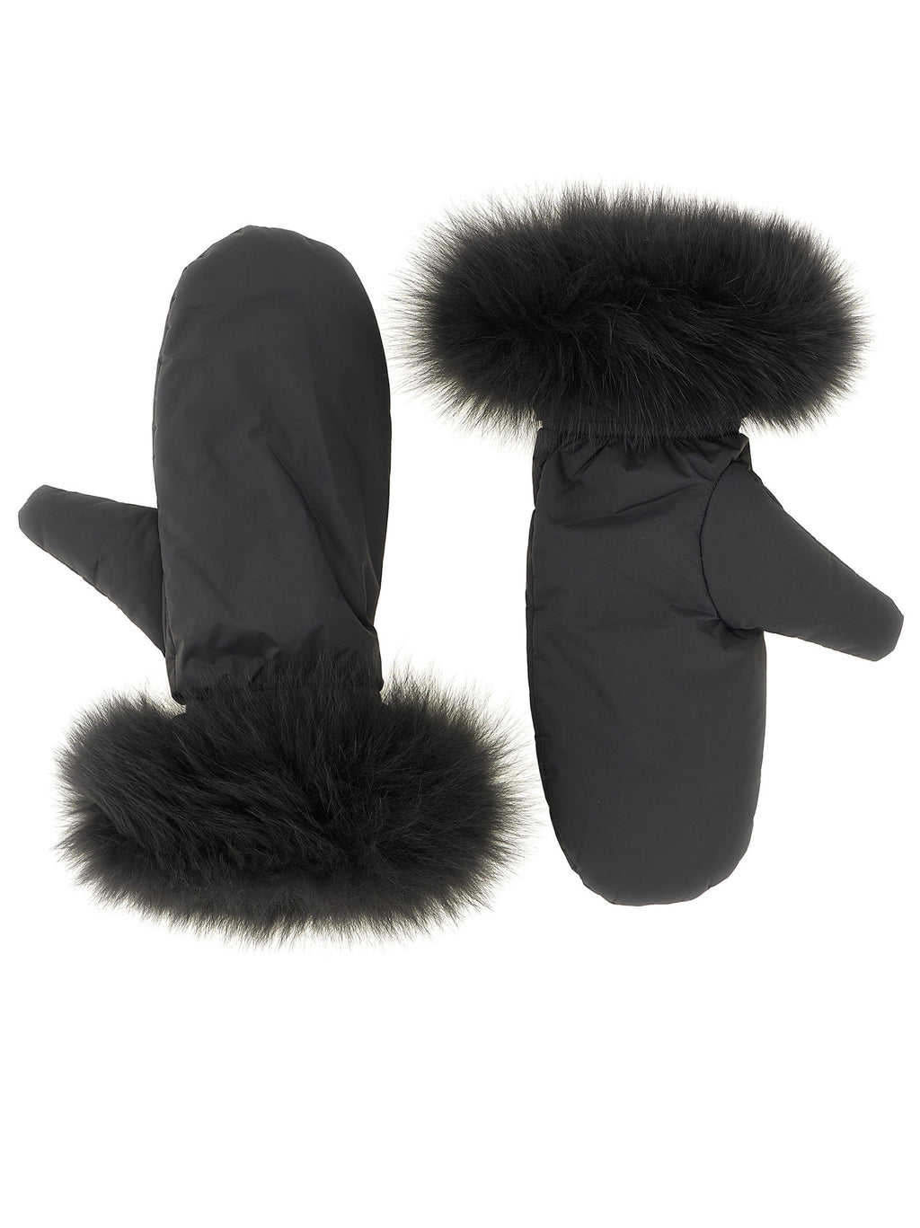 Army Yves Salomon Coat With Mittens